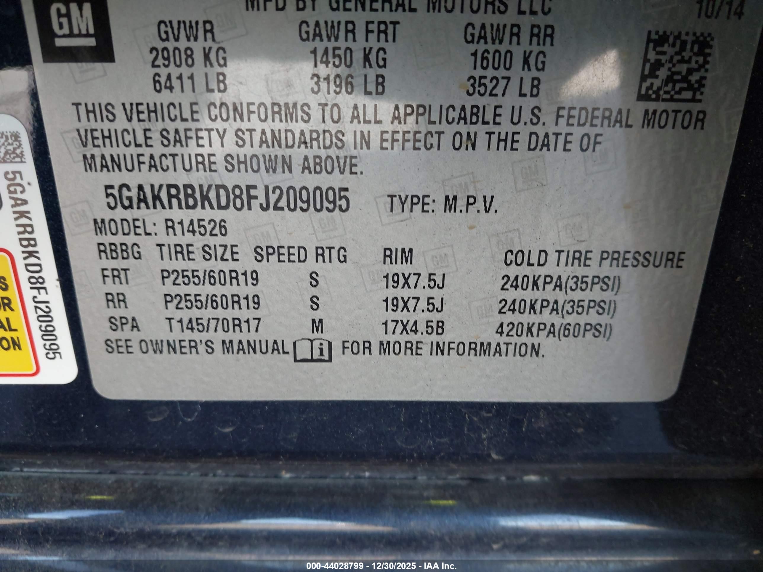 BUICK ENCLAVE image 9
