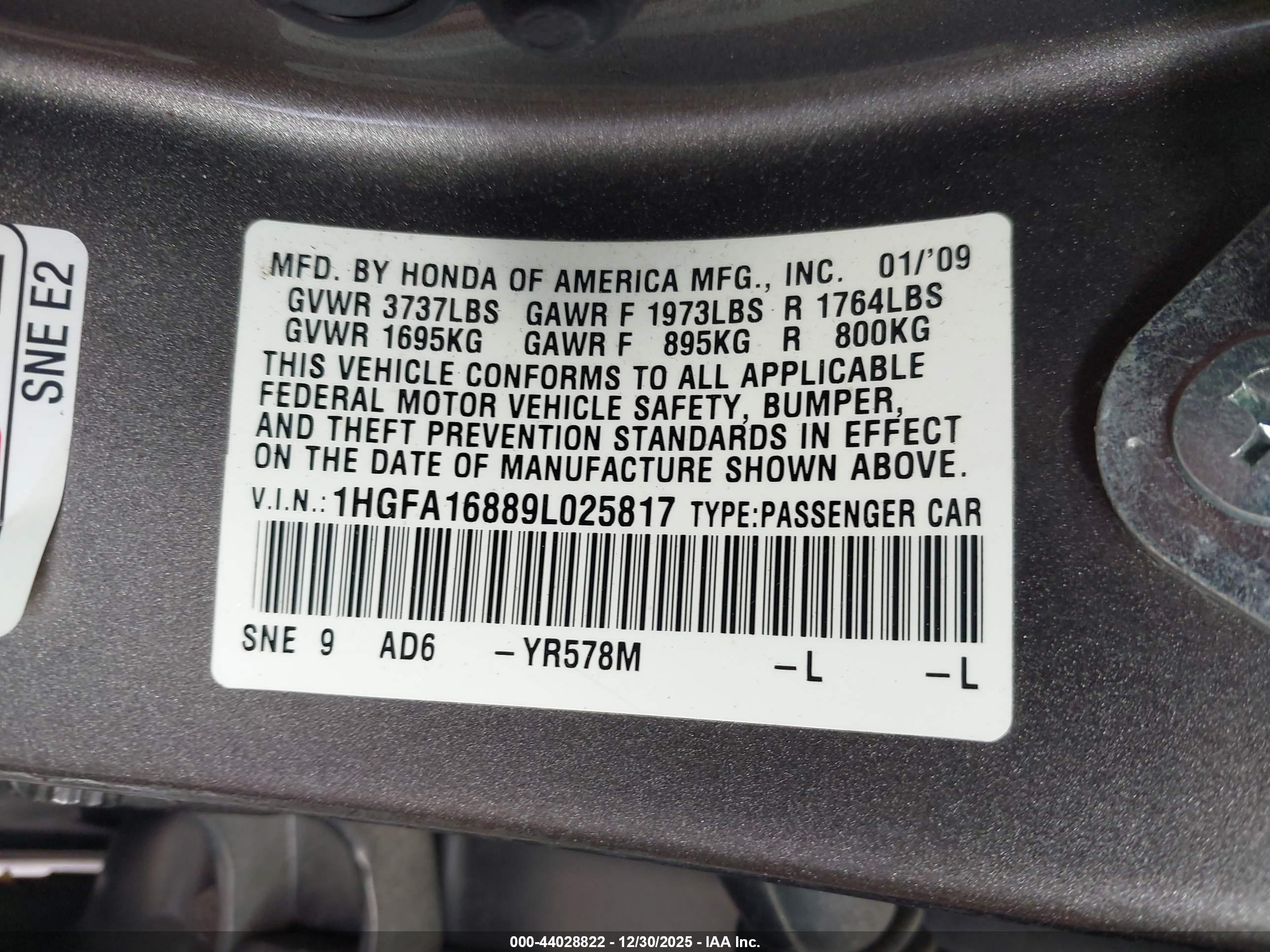HONDA CIVIC image 9