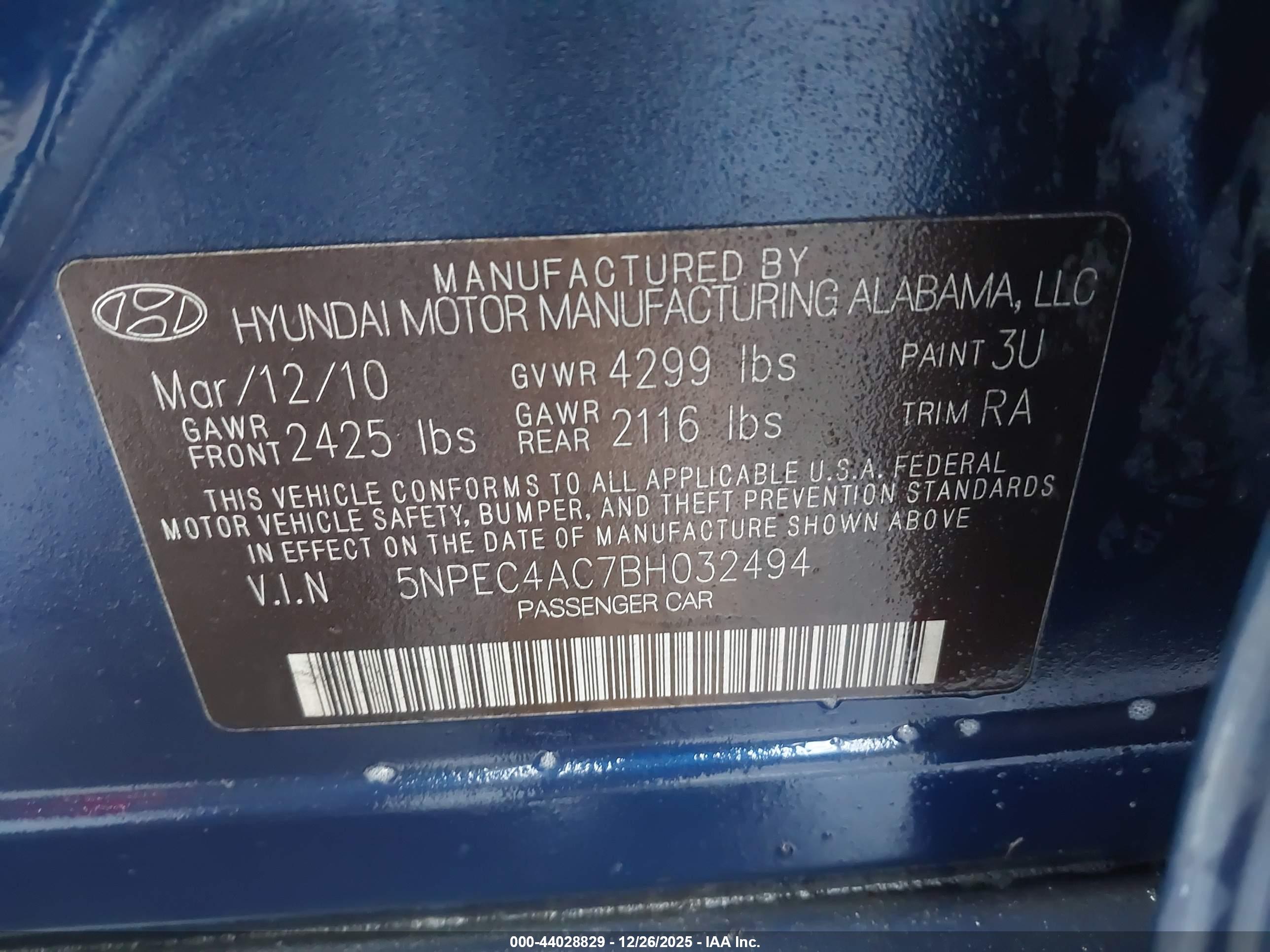 HYUNDAI SONATA image 9
