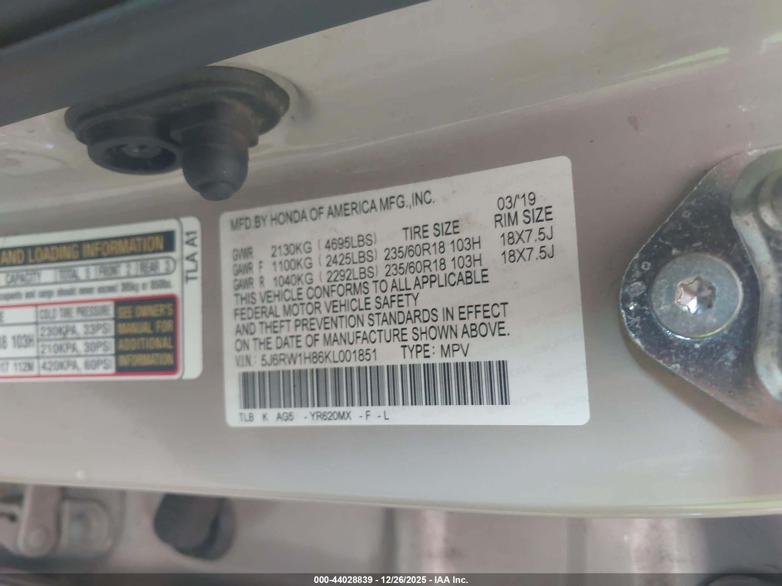 HONDA CR-V image 9