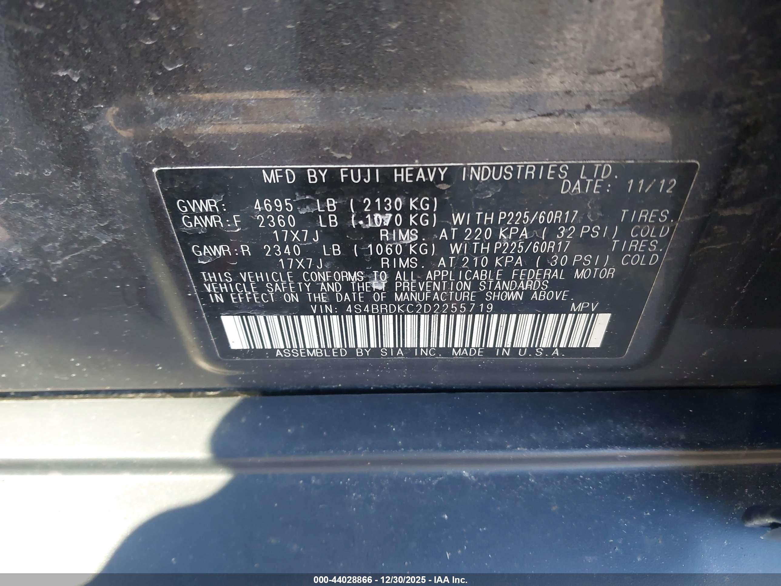 SUBARU OUTBACK image 9
