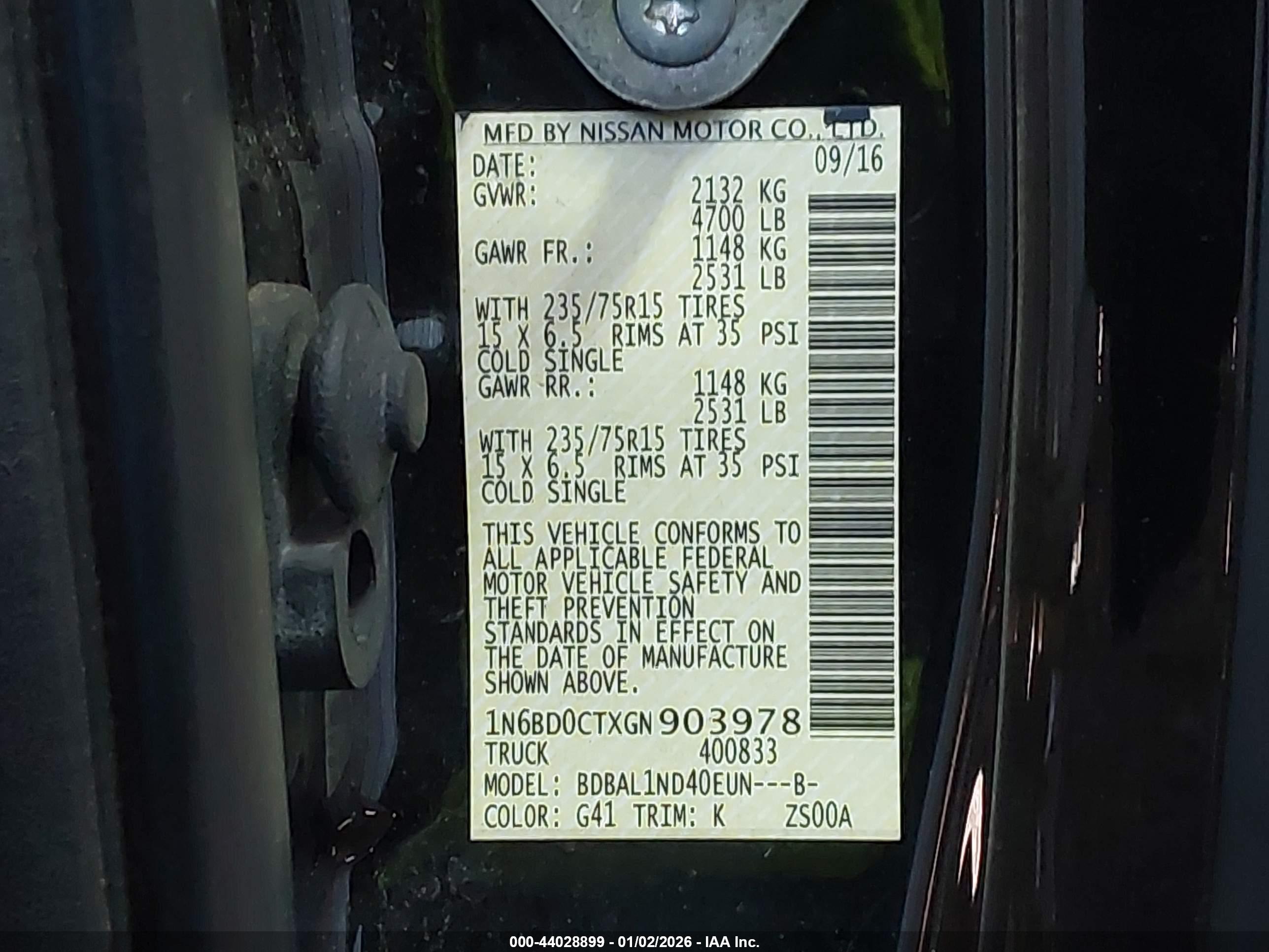 NISSAN FRONTIER image 9