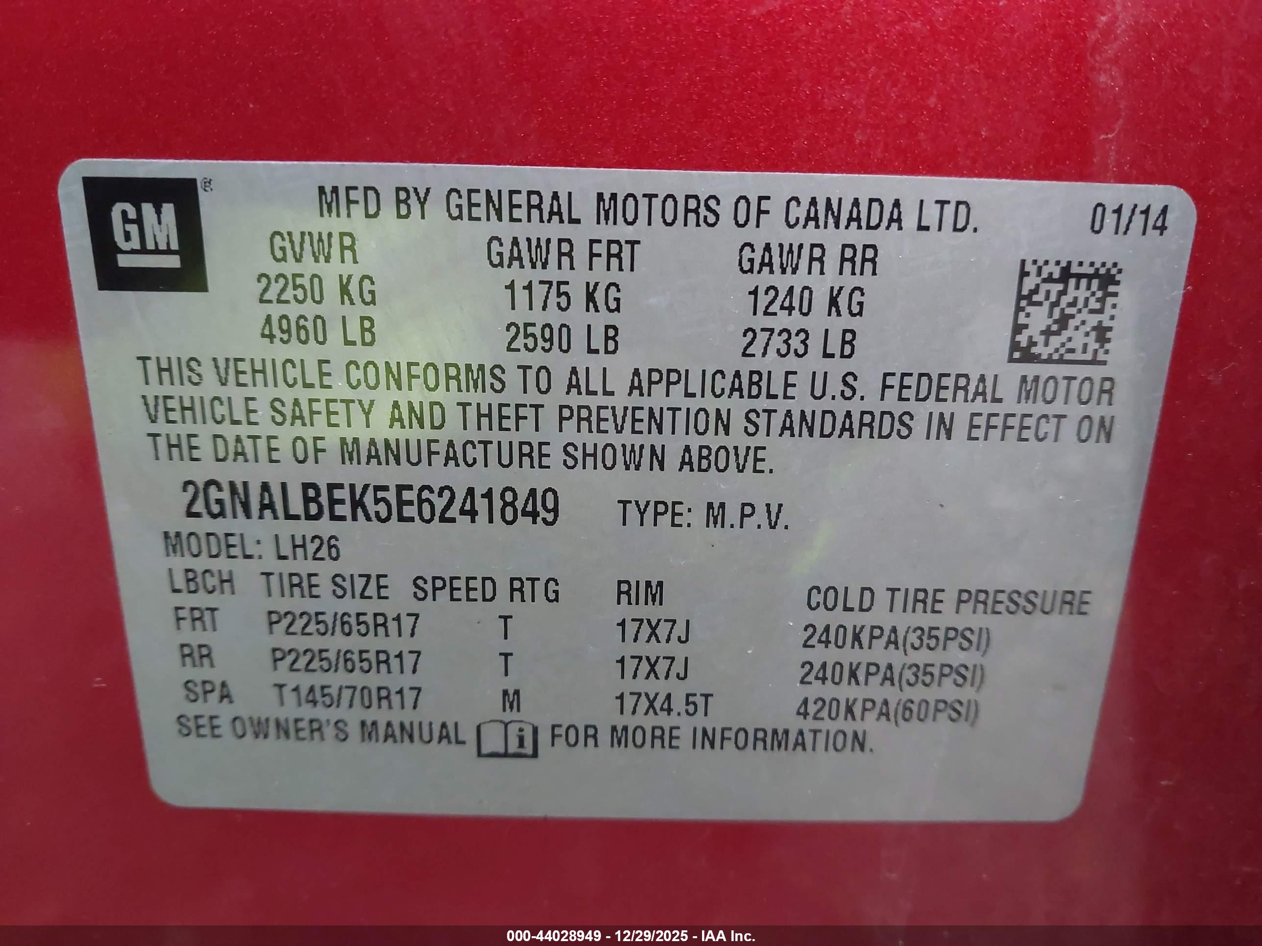 CHEVROLET EQUINOX image 9