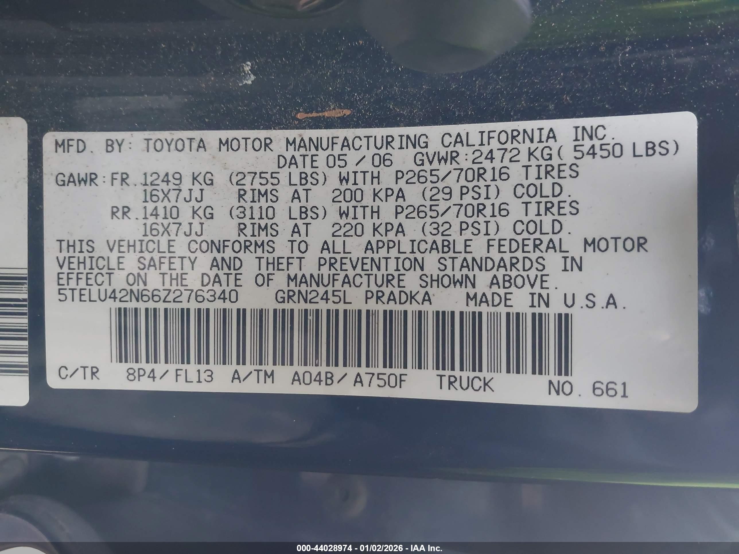 TOYOTA TACOMA image 9