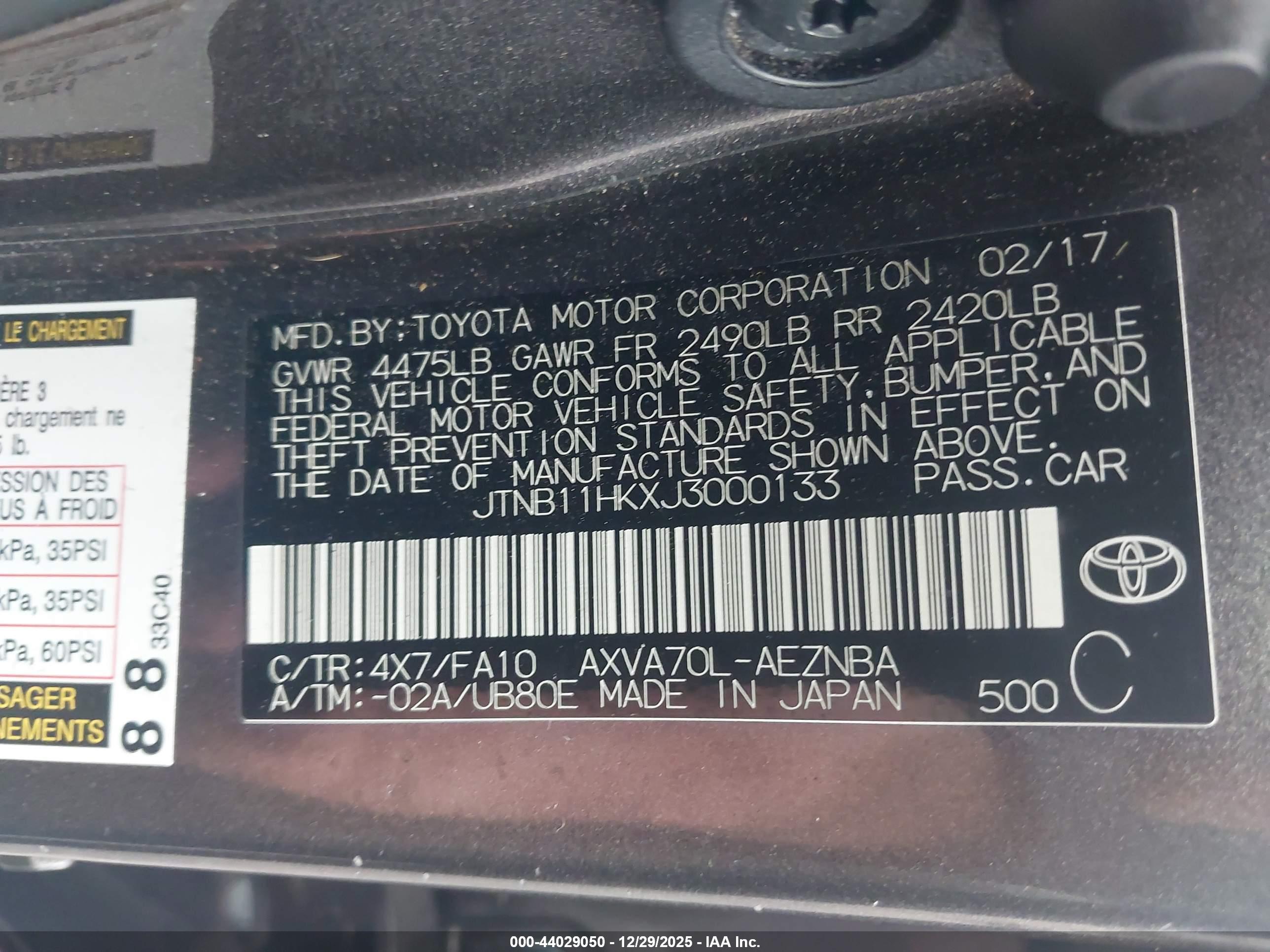 TOYOTA CAMRY image 9