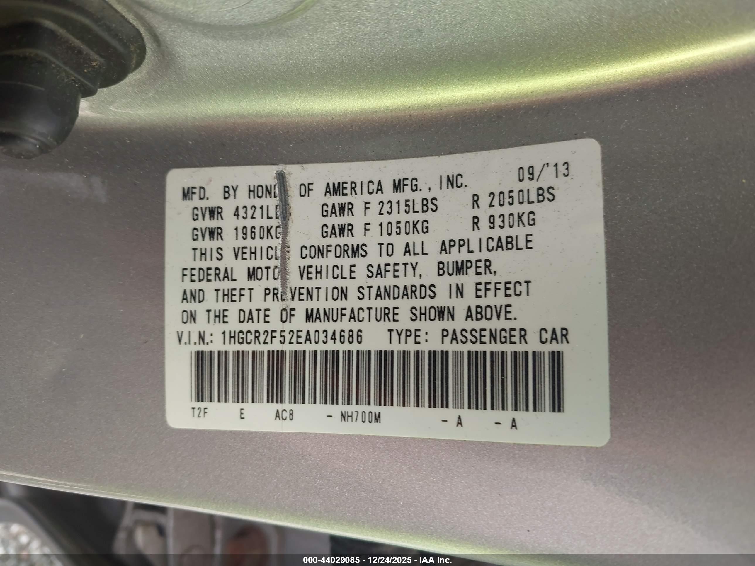 HONDA ACCORD image 9