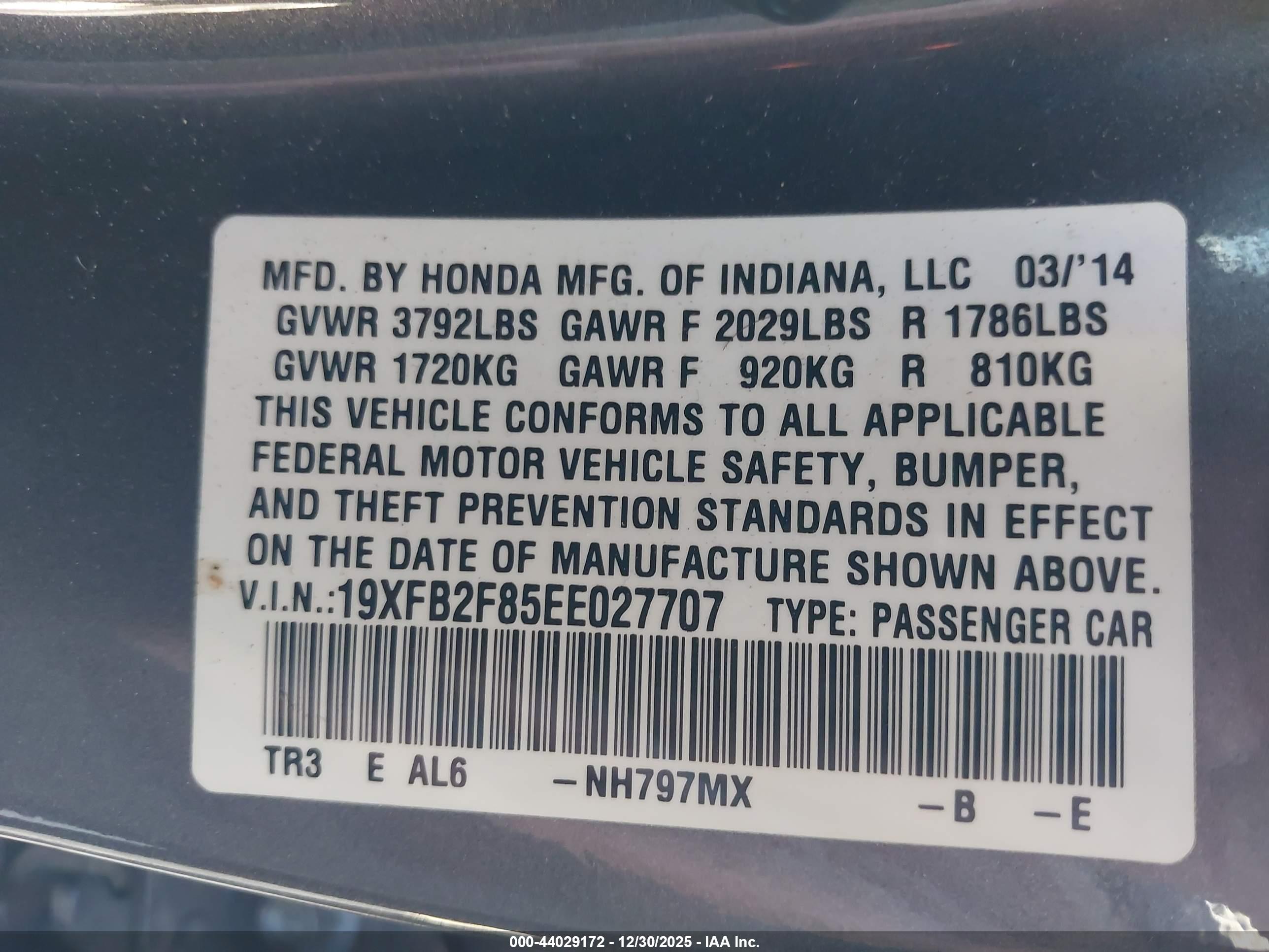 HONDA CIVIC image 9