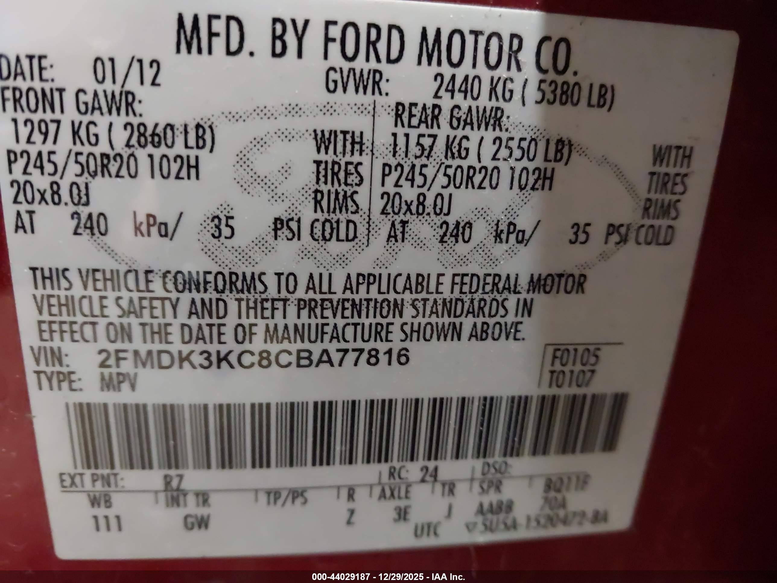 FORD EDGE image 9