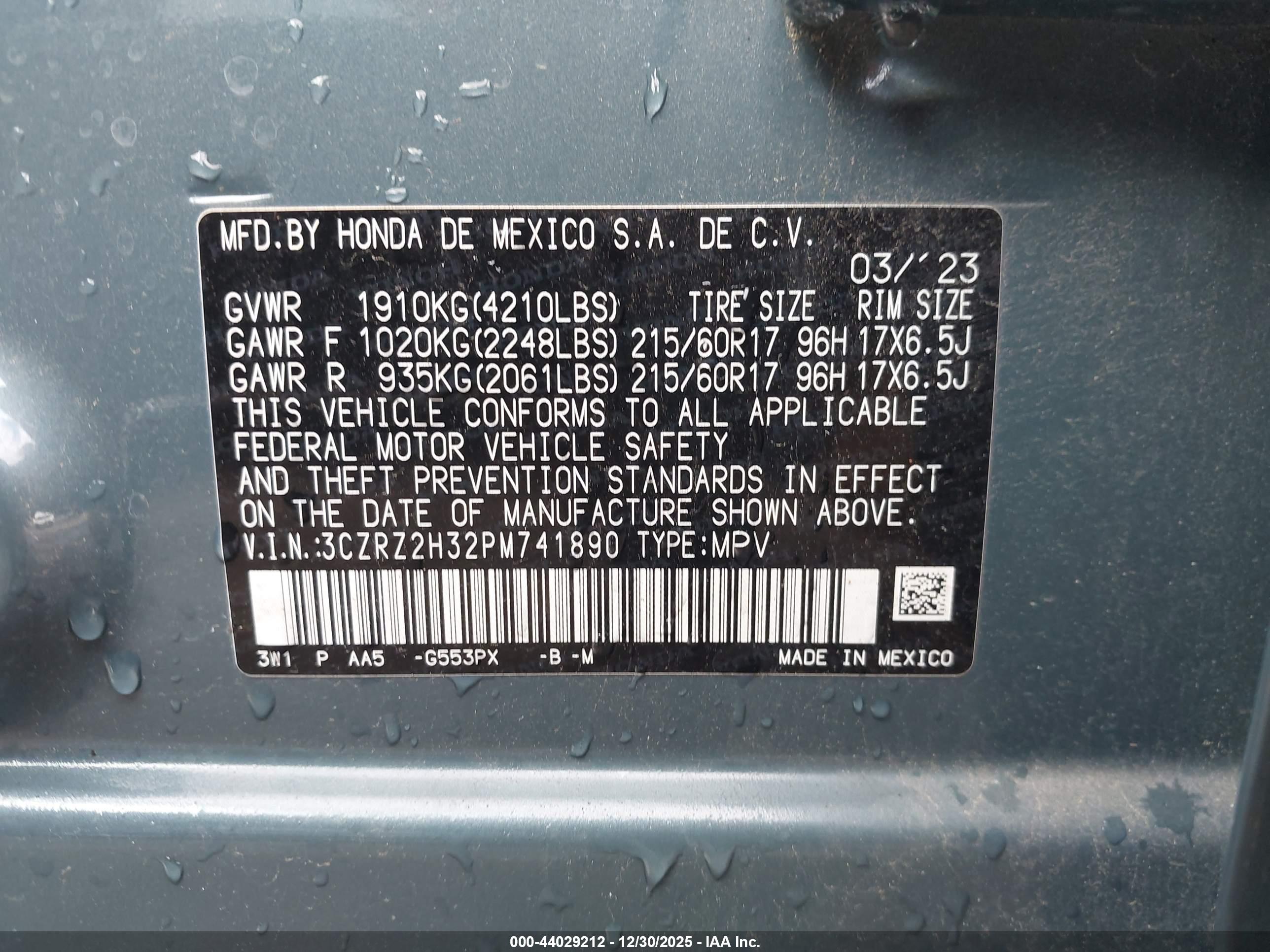 HONDA HR-V image 9