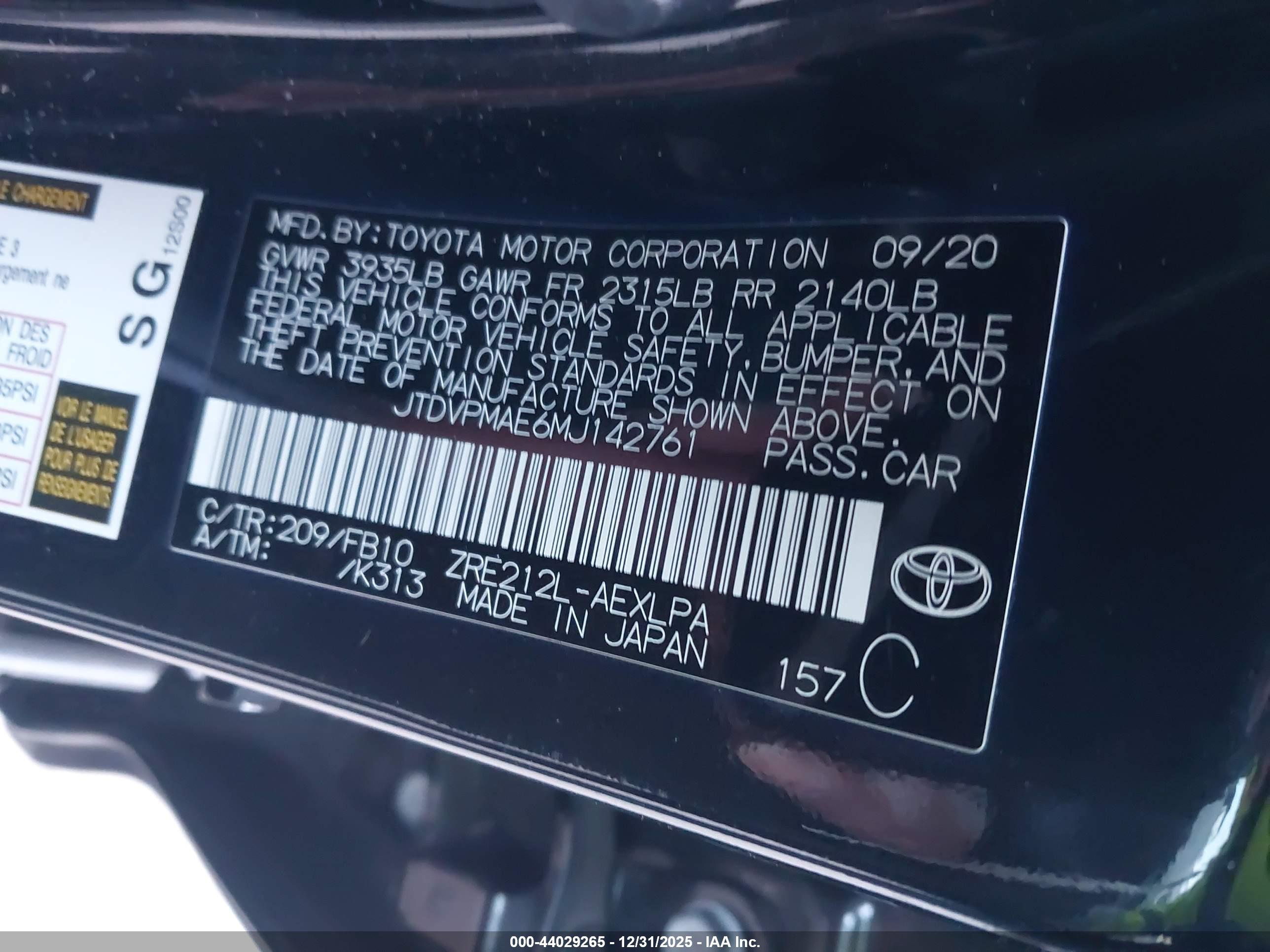 TOYOTA COROLLA image 9