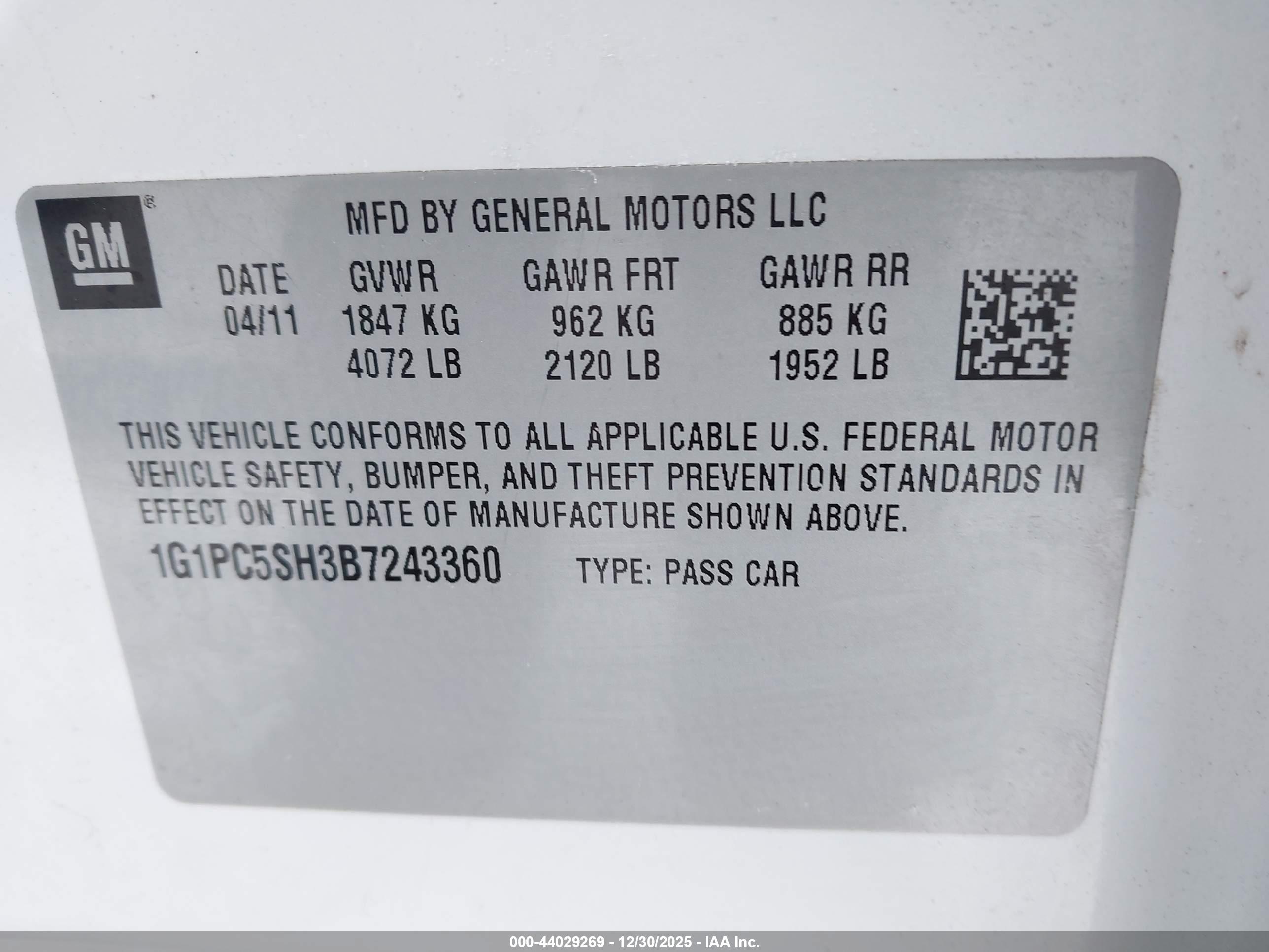 CHEVROLET CRUZE image 9