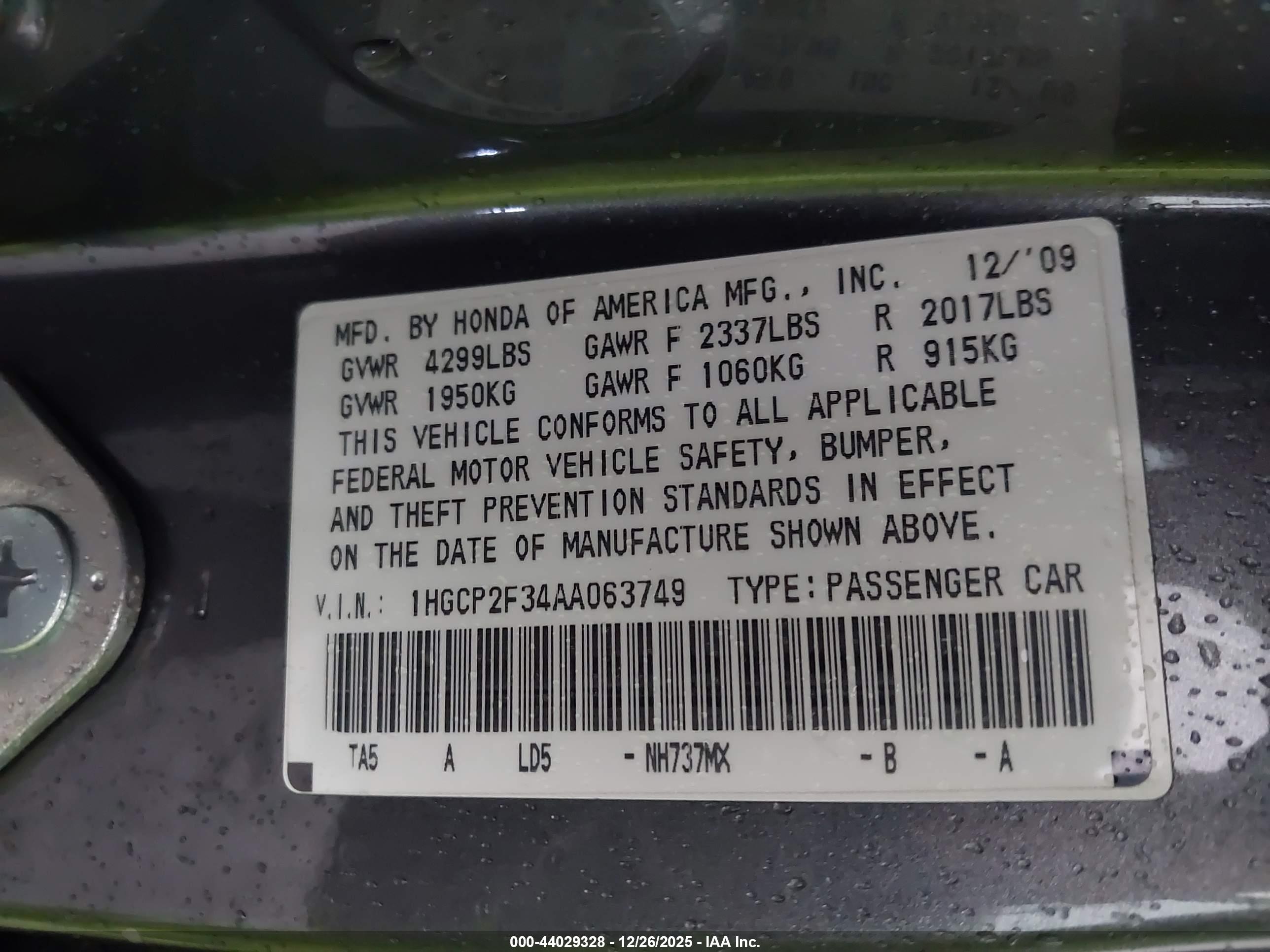 HONDA ACCORD image 9