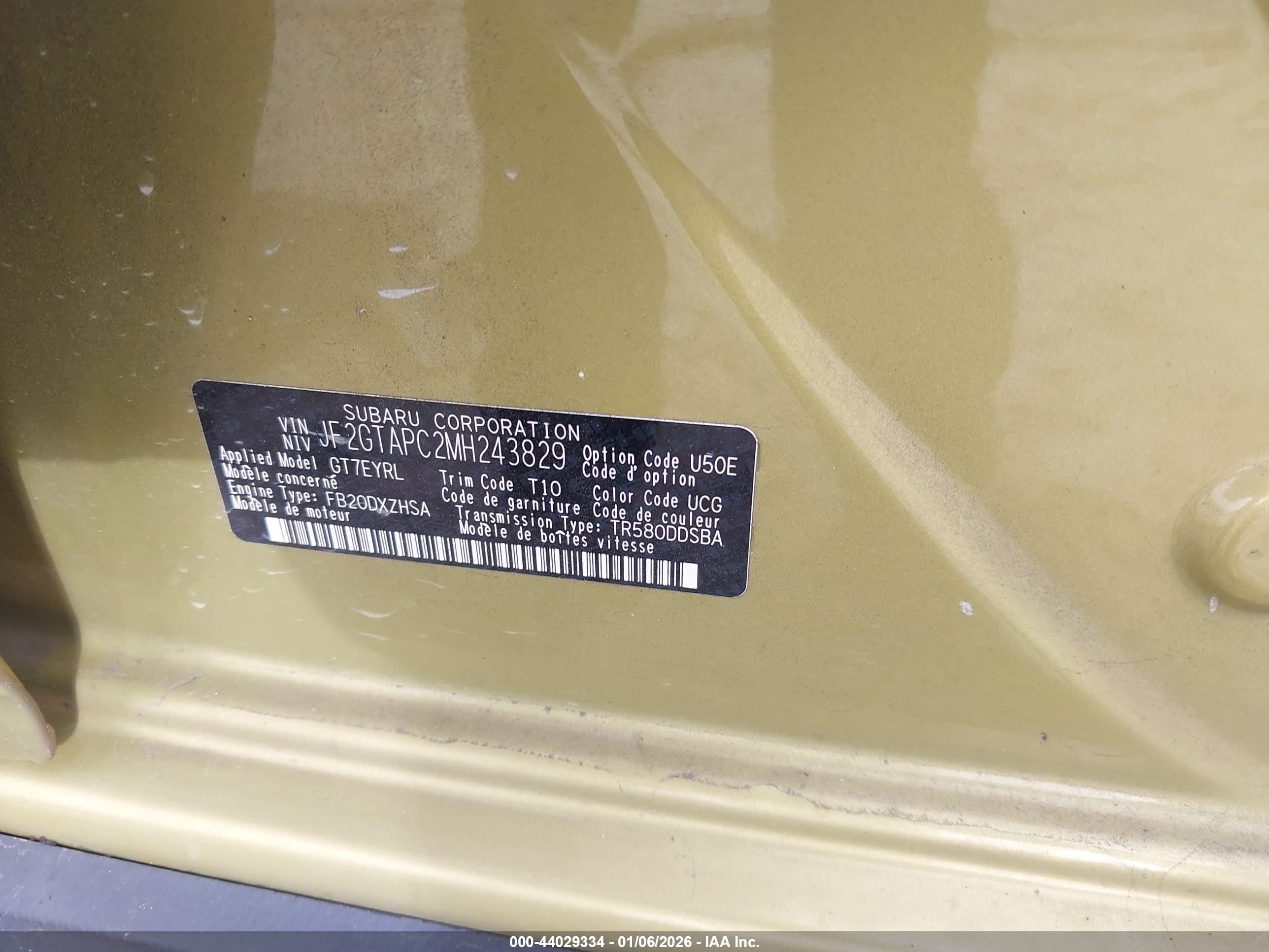 SUBARU CROSSTREK image 9
