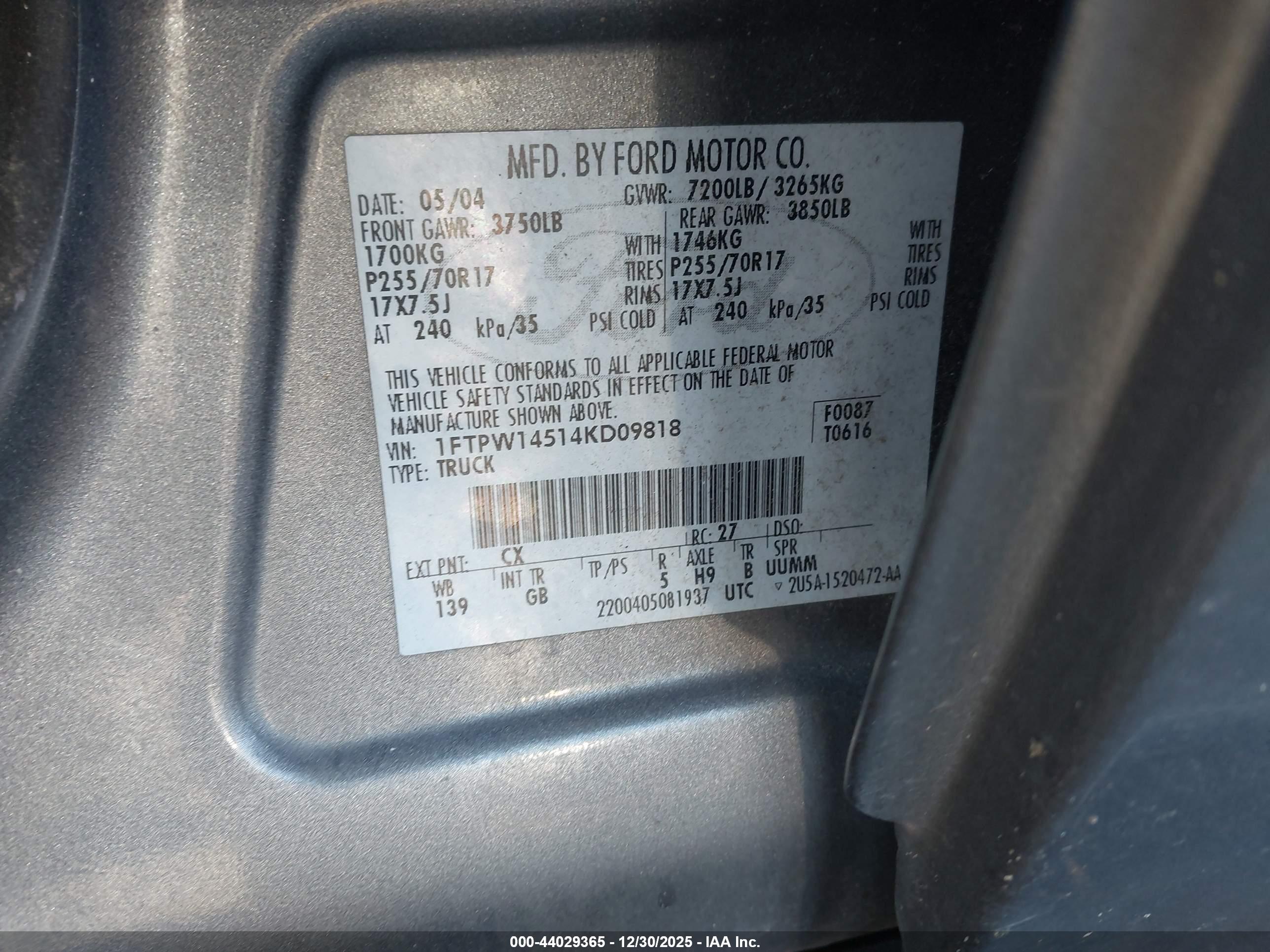 FORD F-150 image 9