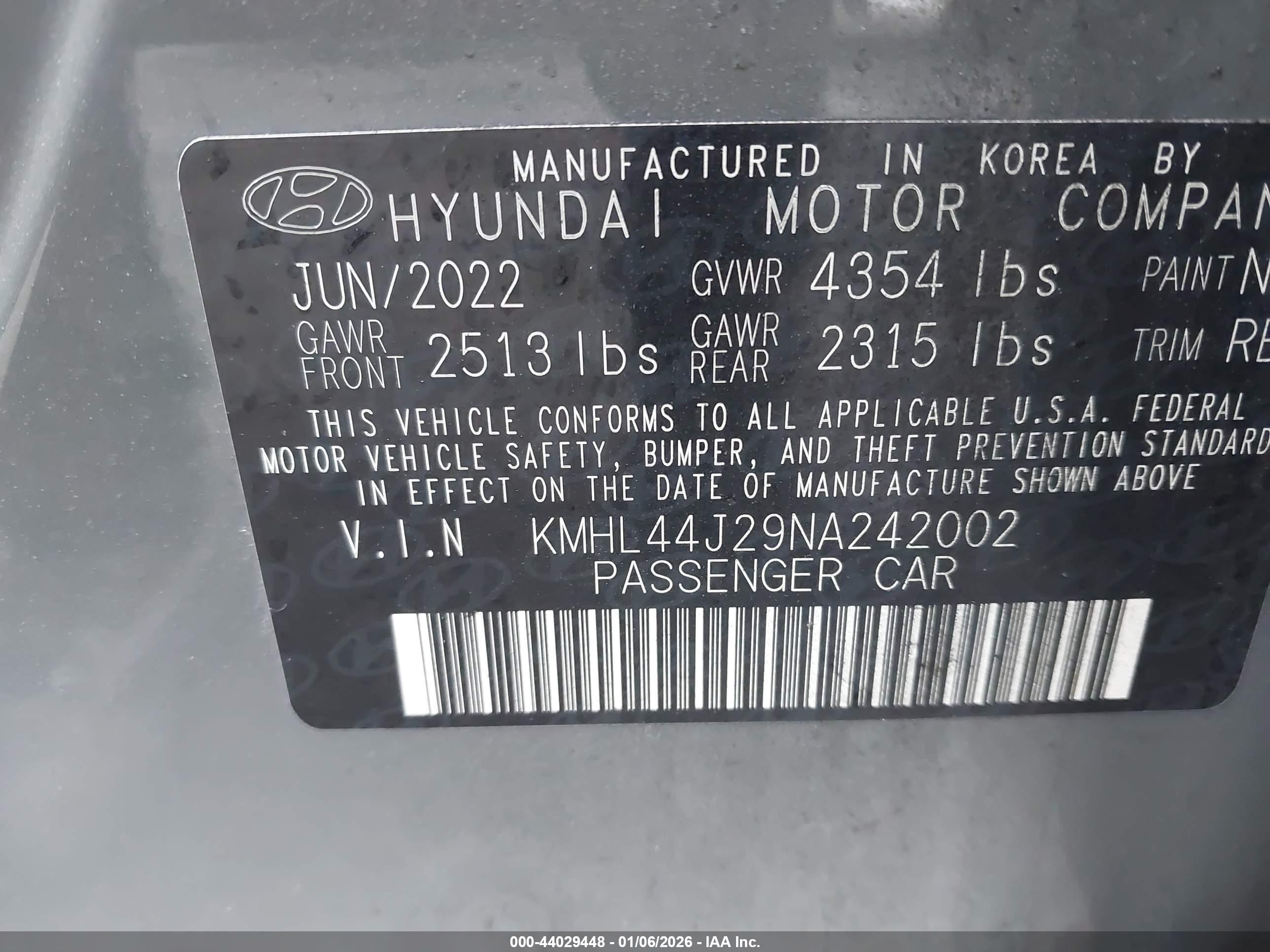 HYUNDAI SONATA image 9