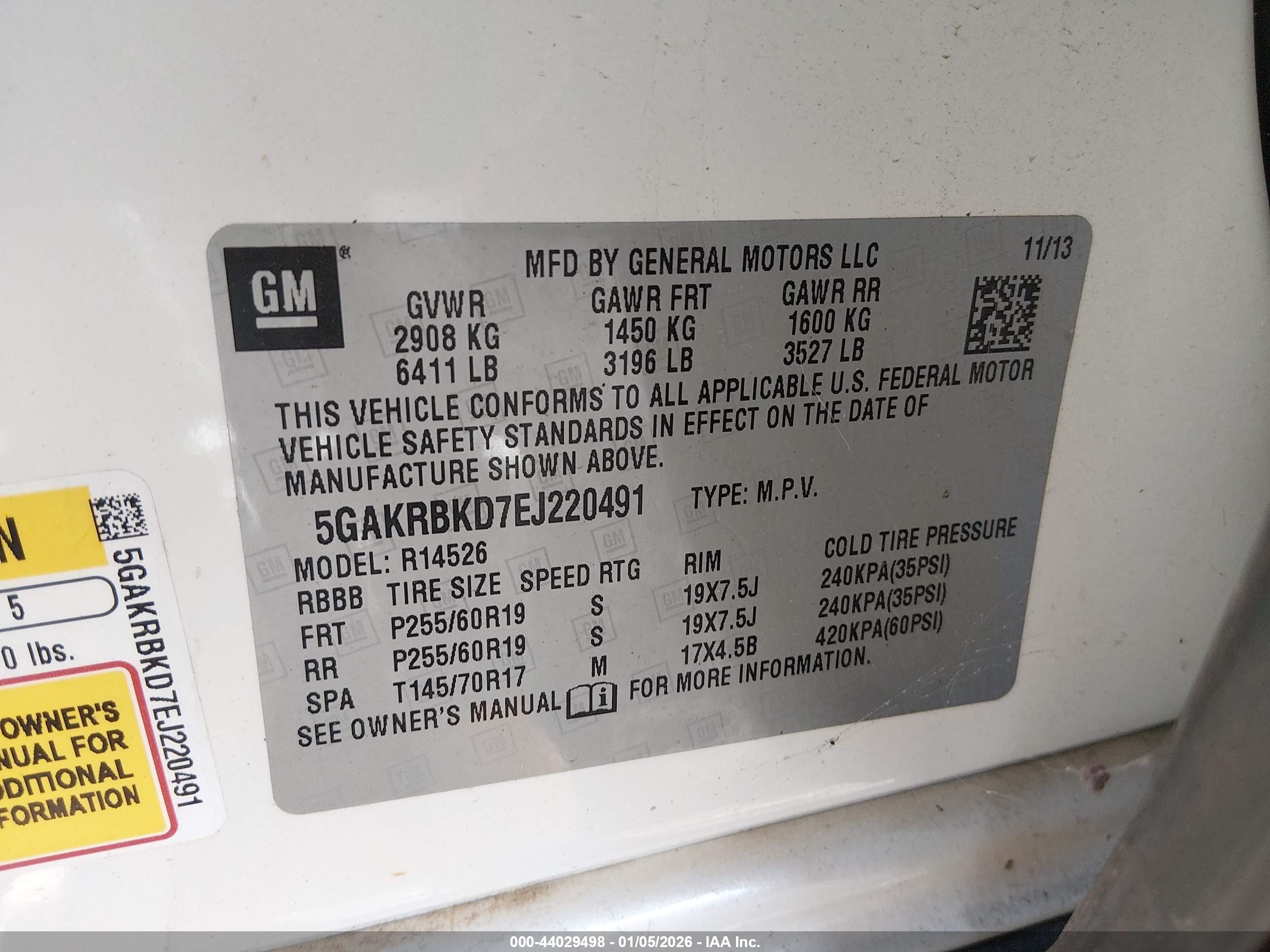 BUICK ENCLAVE image 9