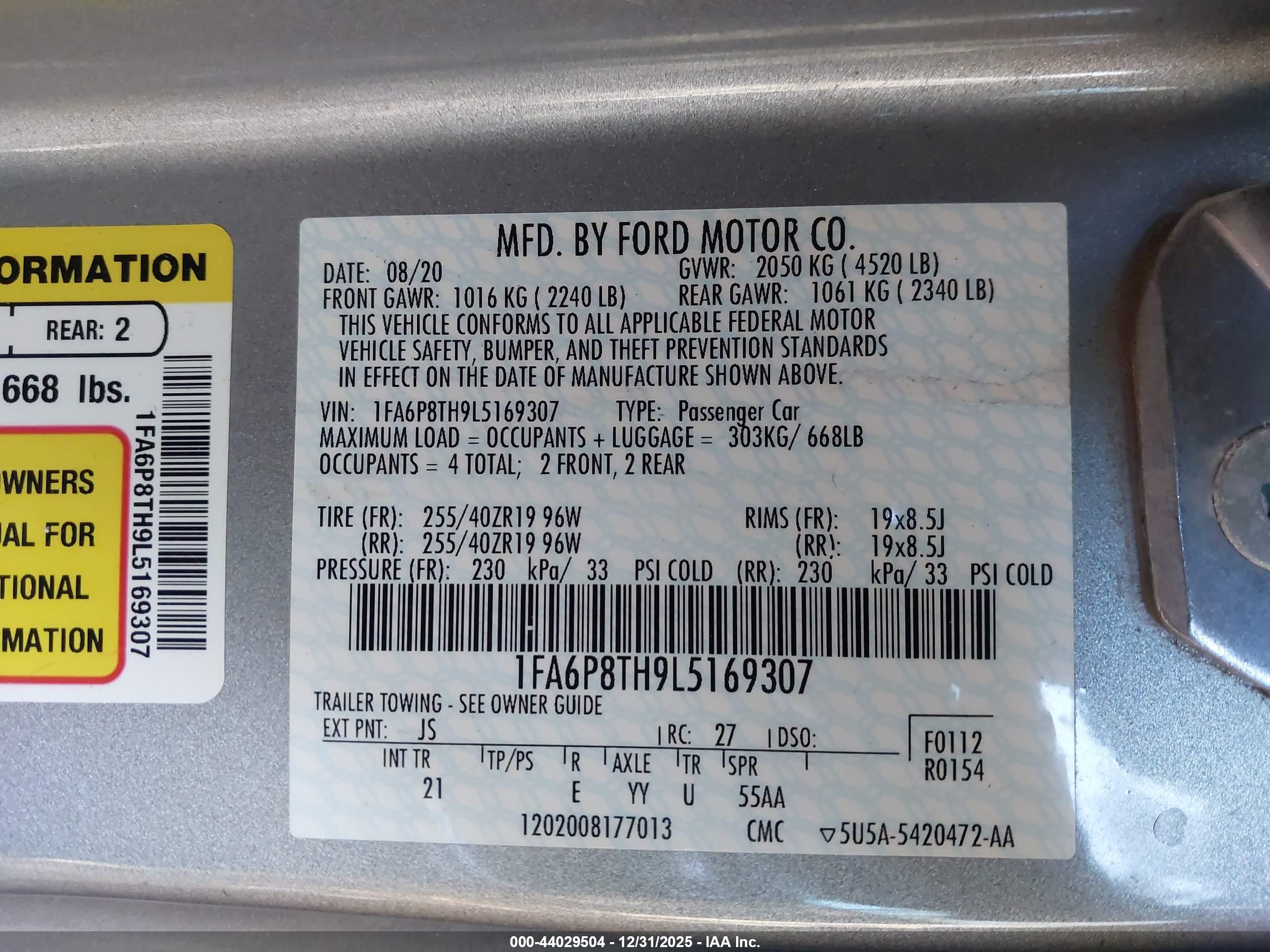 FORD MUSTANG image 9