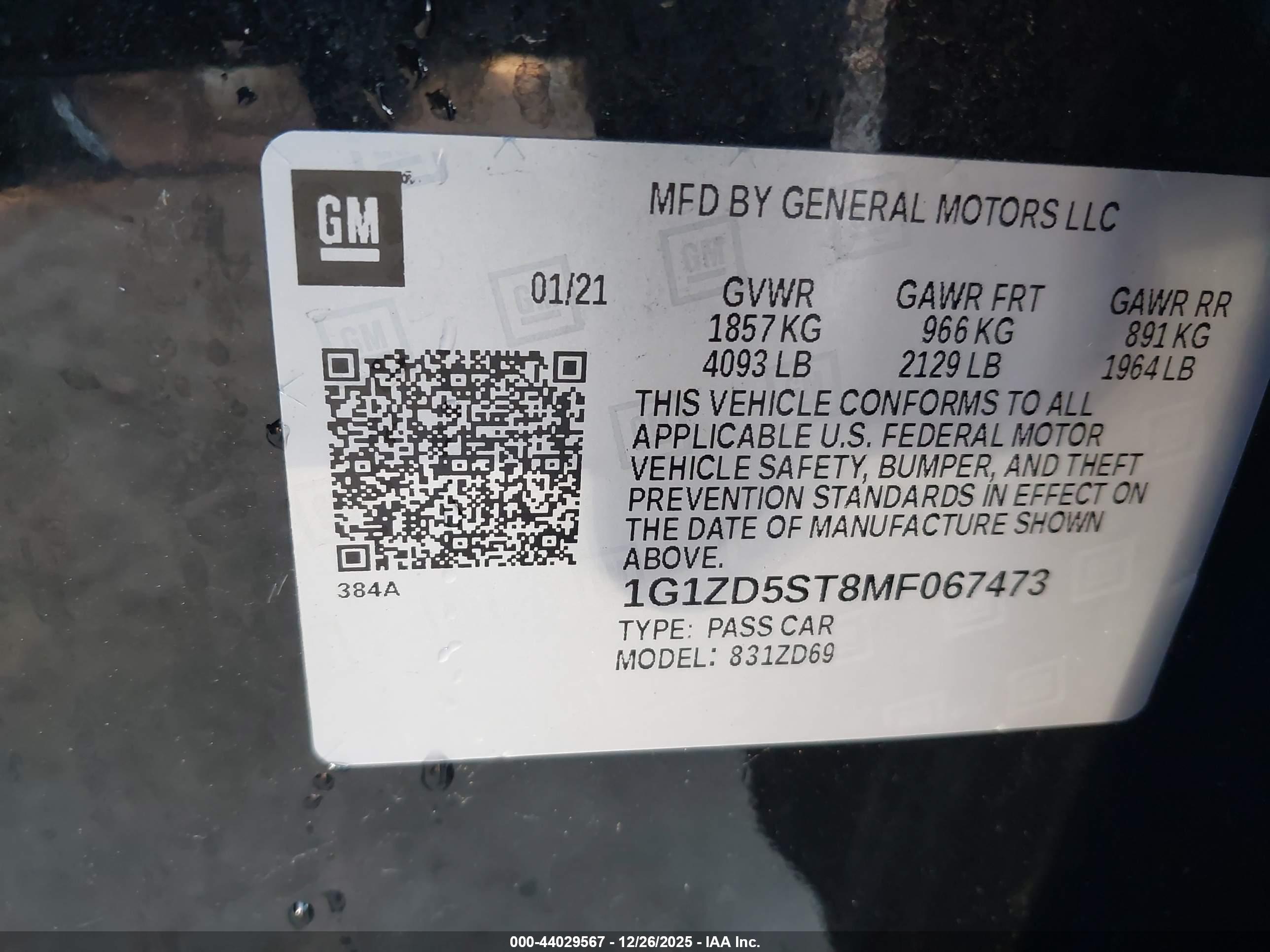 CHEVROLET MALIBU image 9