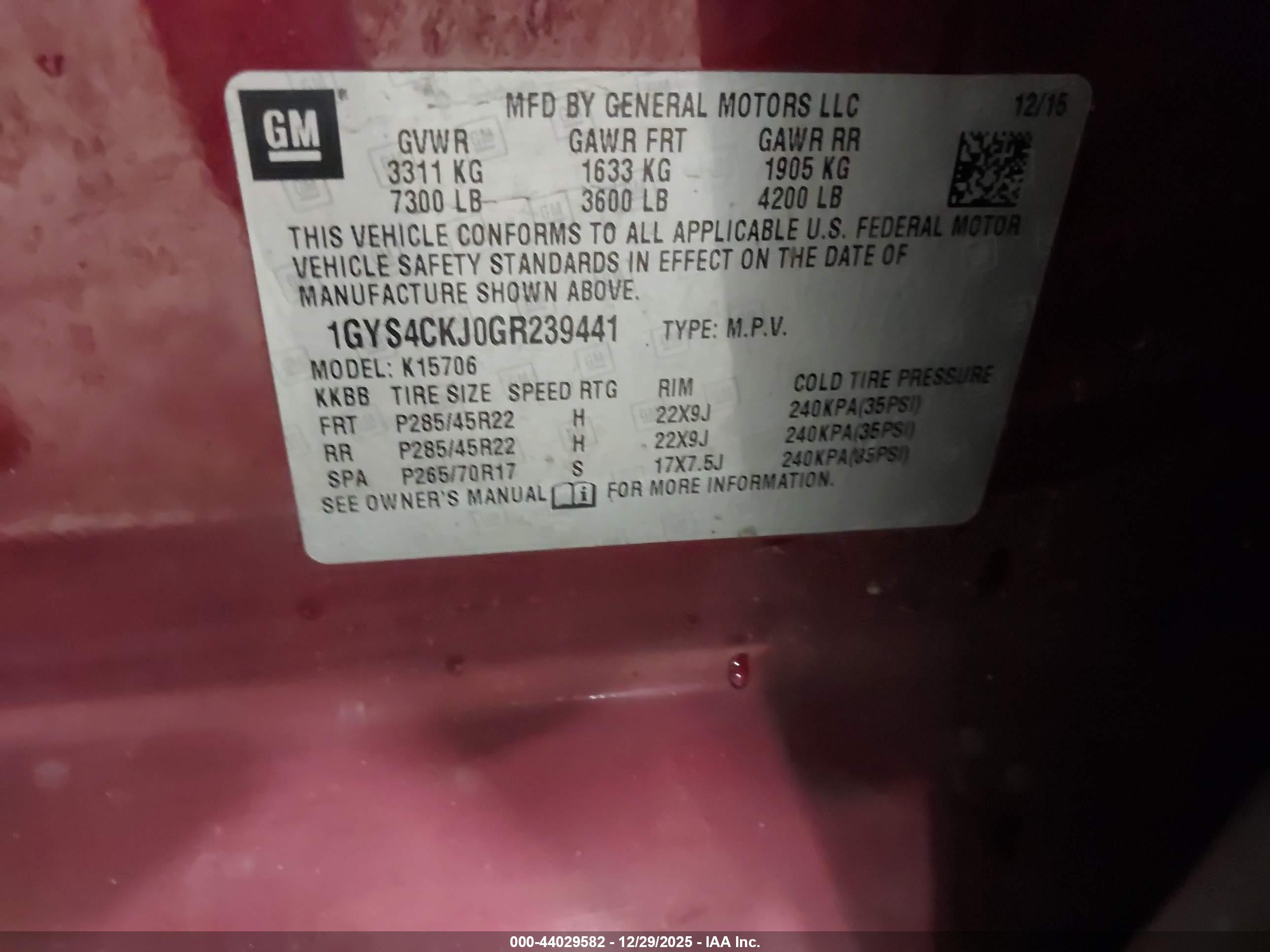 CADILLAC ESCALADE image 9