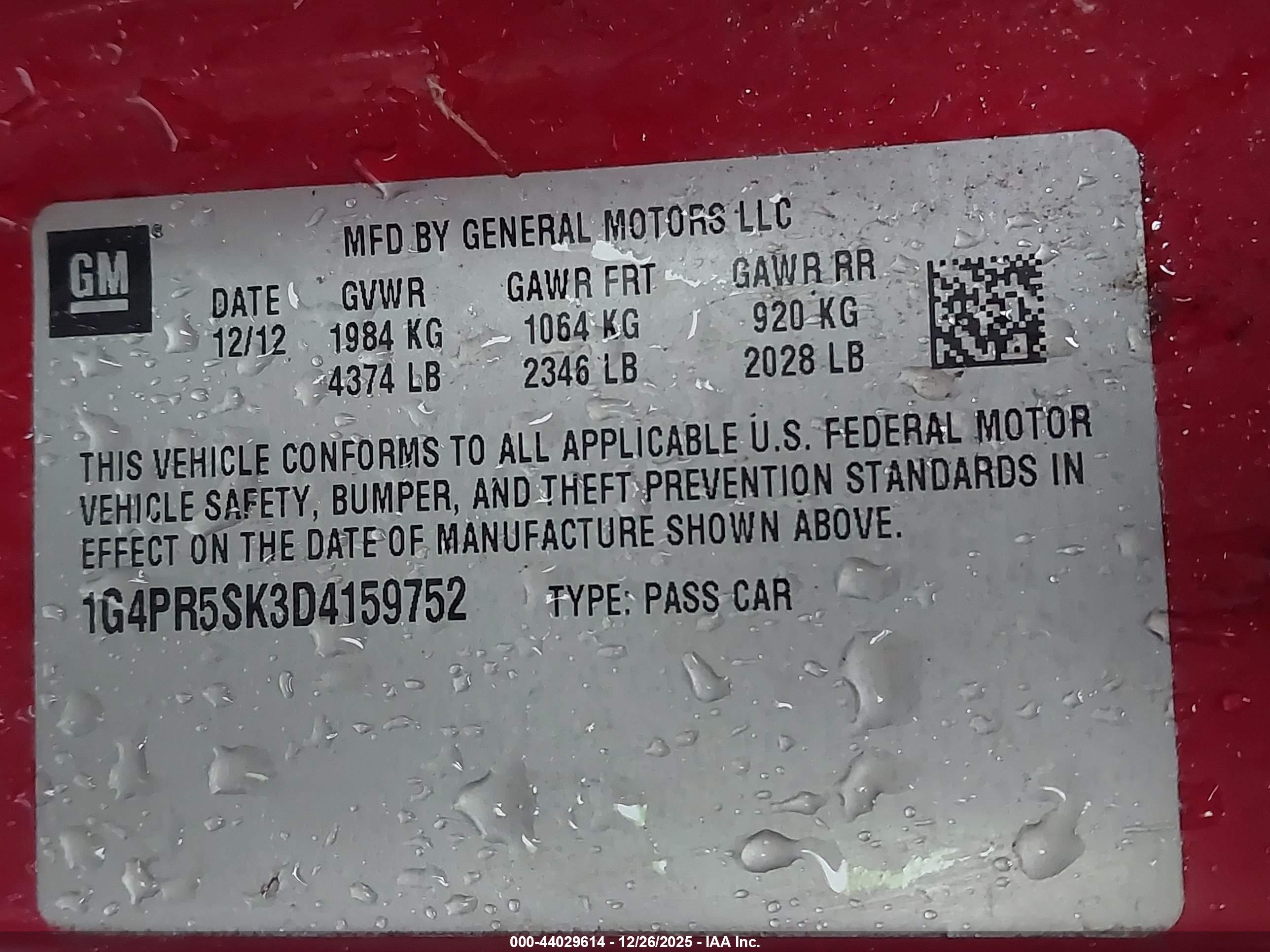BUICK VERANO image 9