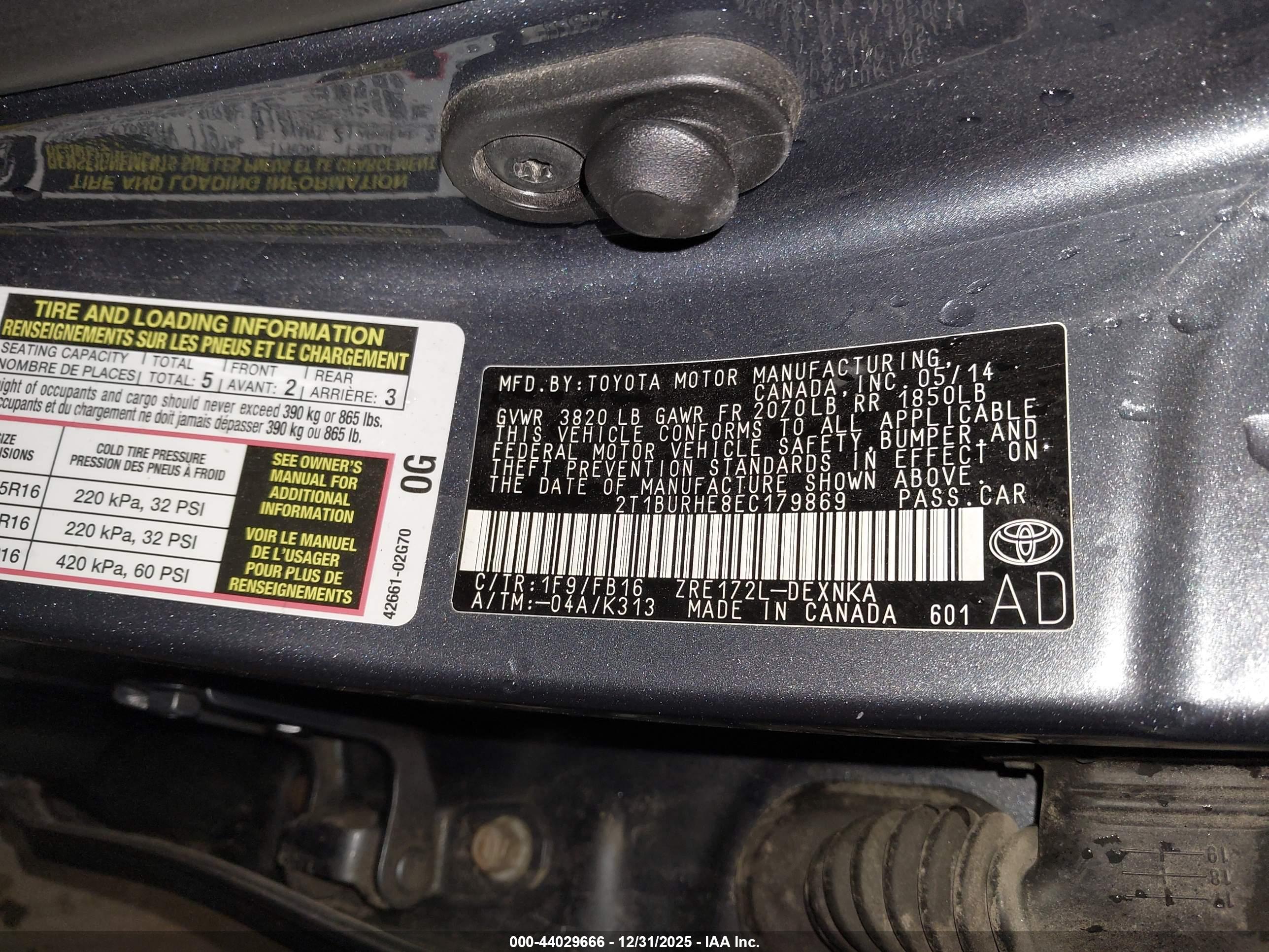 TOYOTA COROLLA image 9