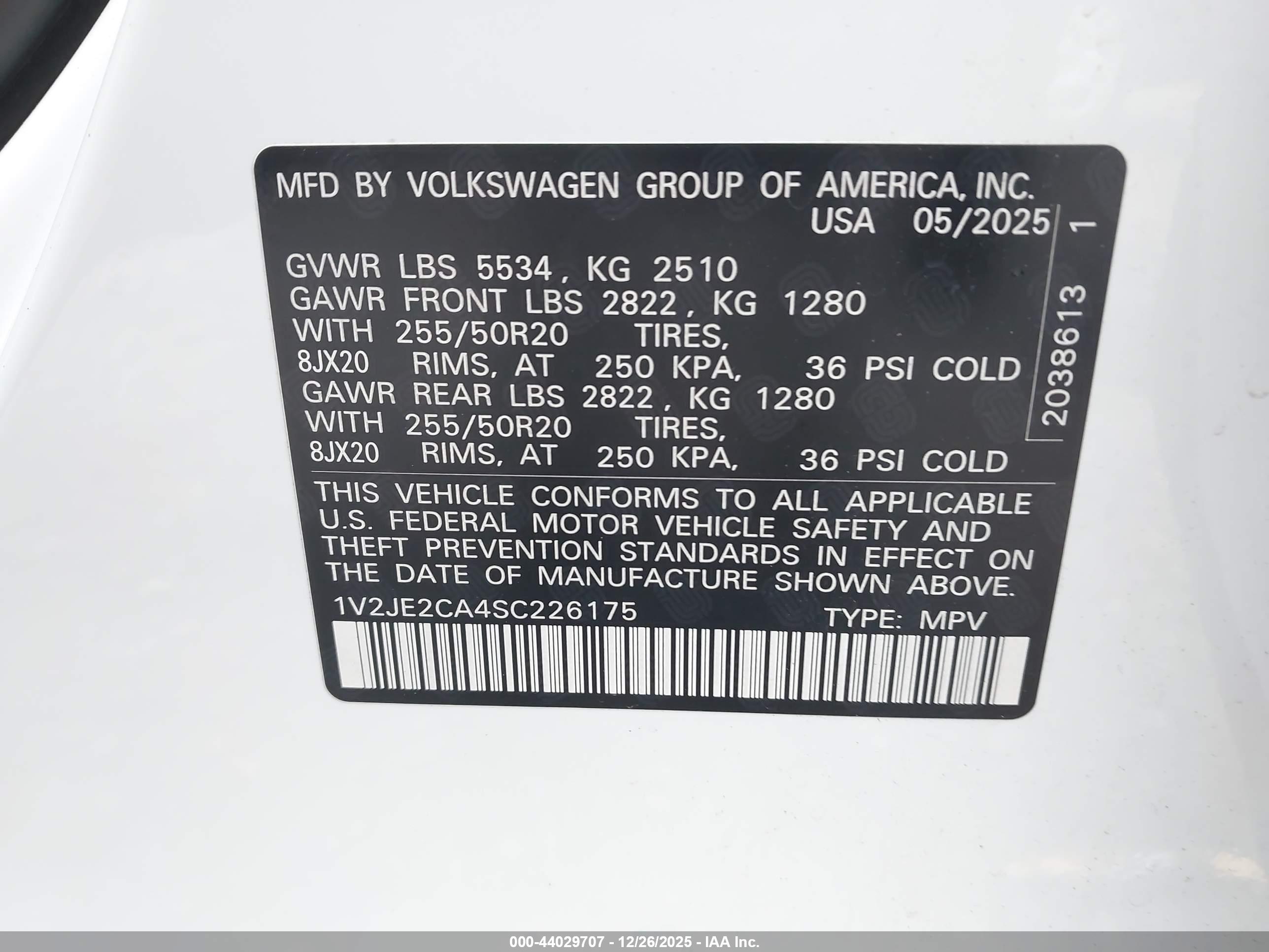 VOLKSWAGEN ATLAS image 9