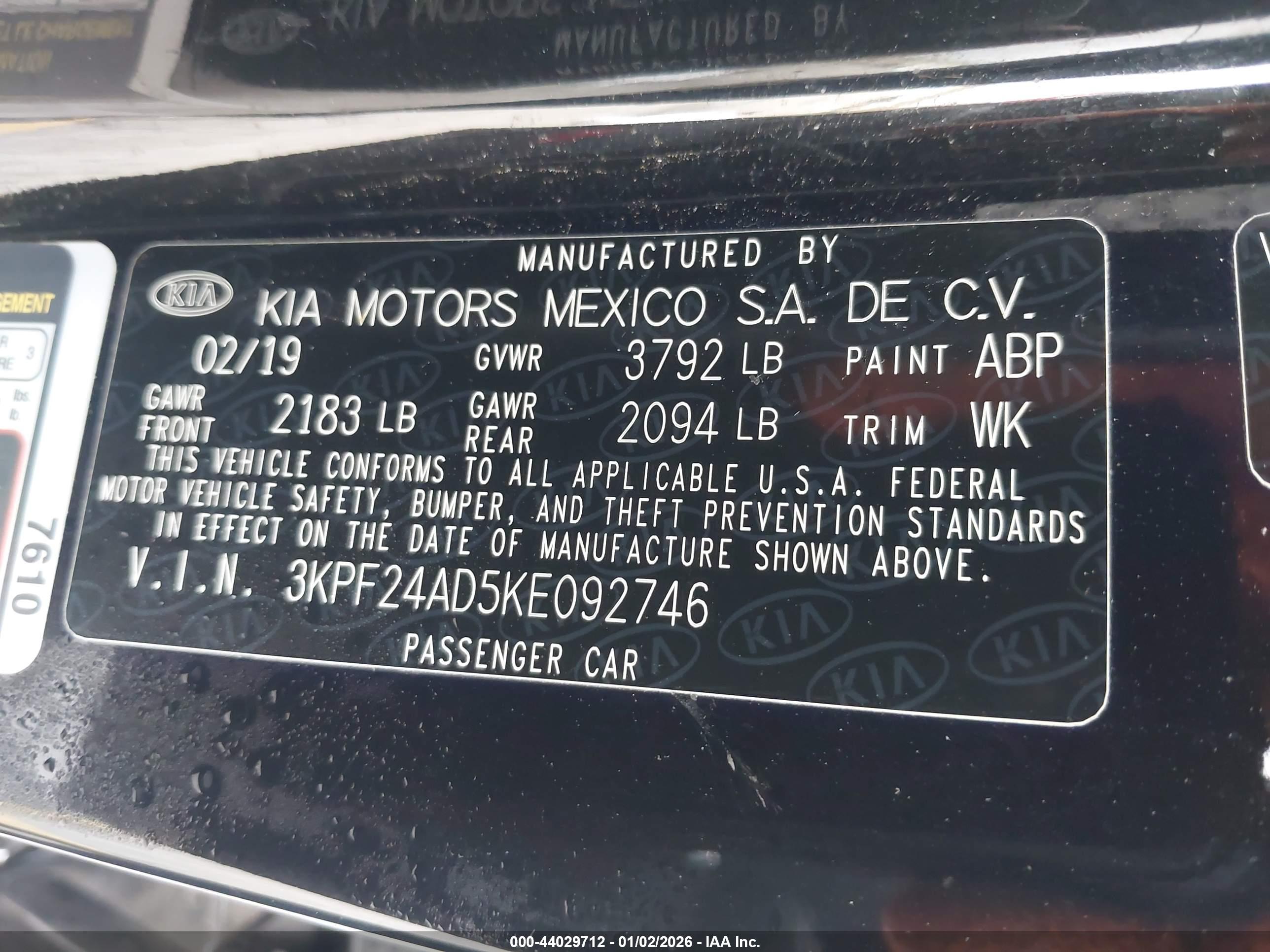 KIA FORTE image 9
