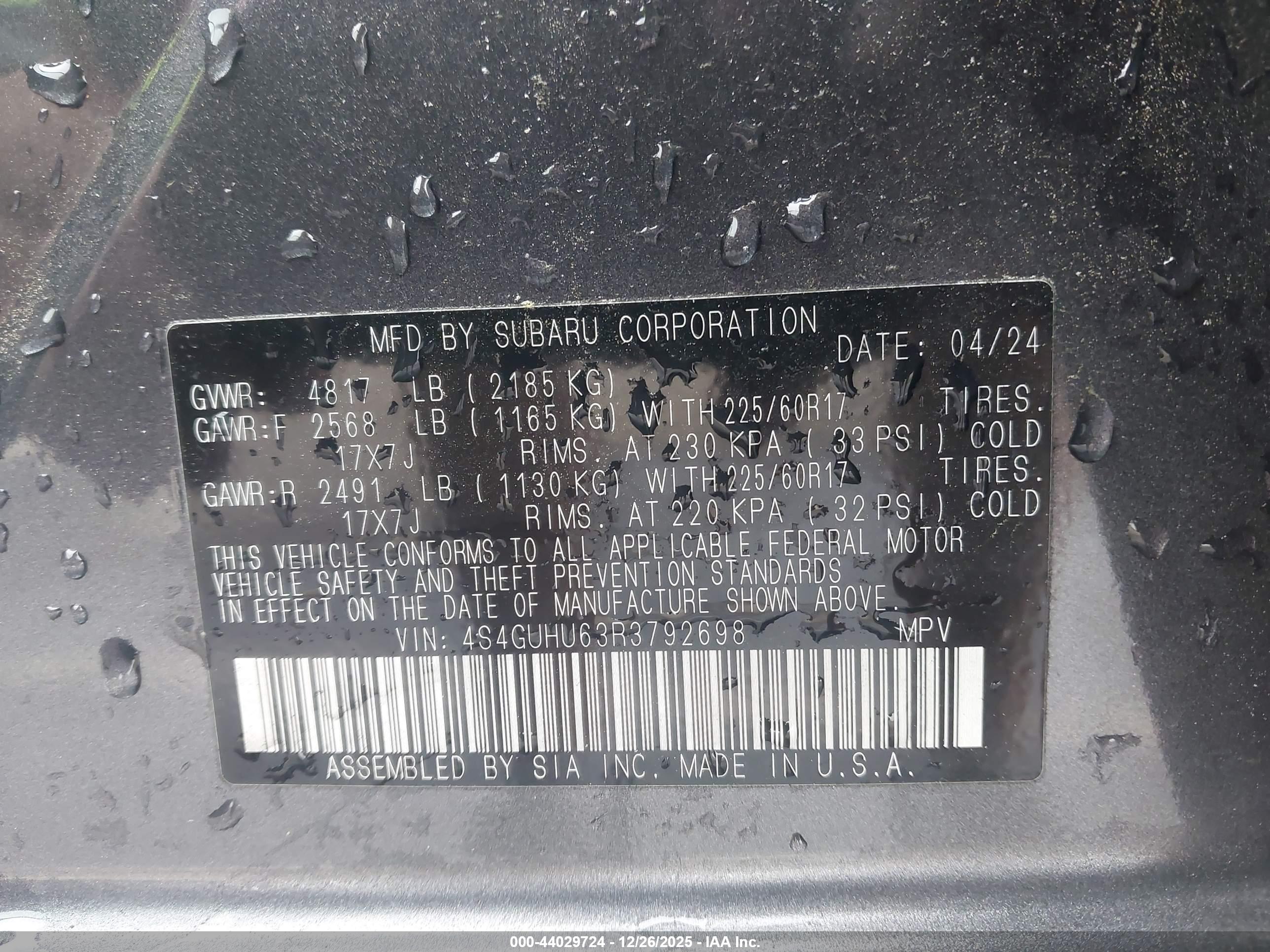 SUBARU CROSSTREK image 9
