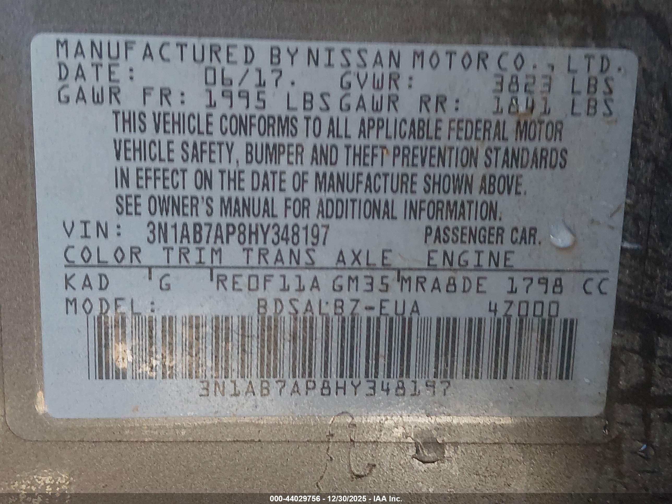NISSAN SENTRA image 9