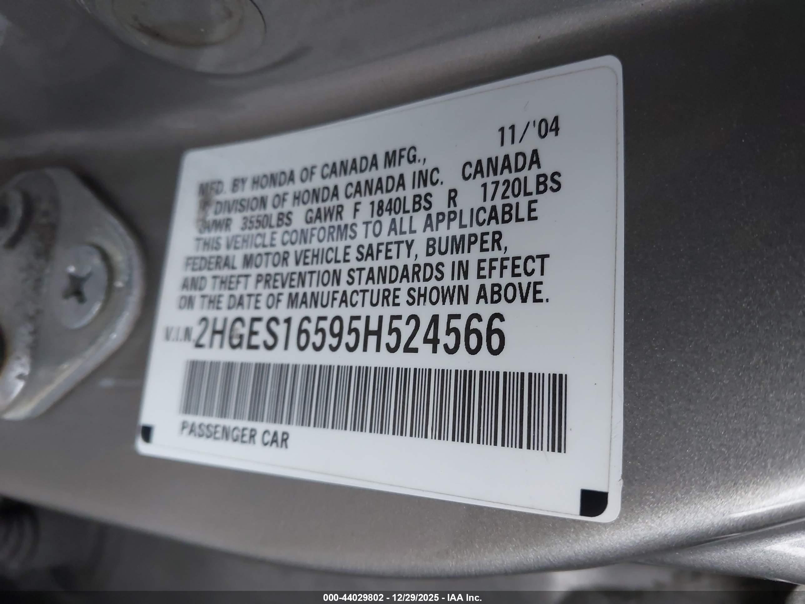HONDA CIVIC image 9