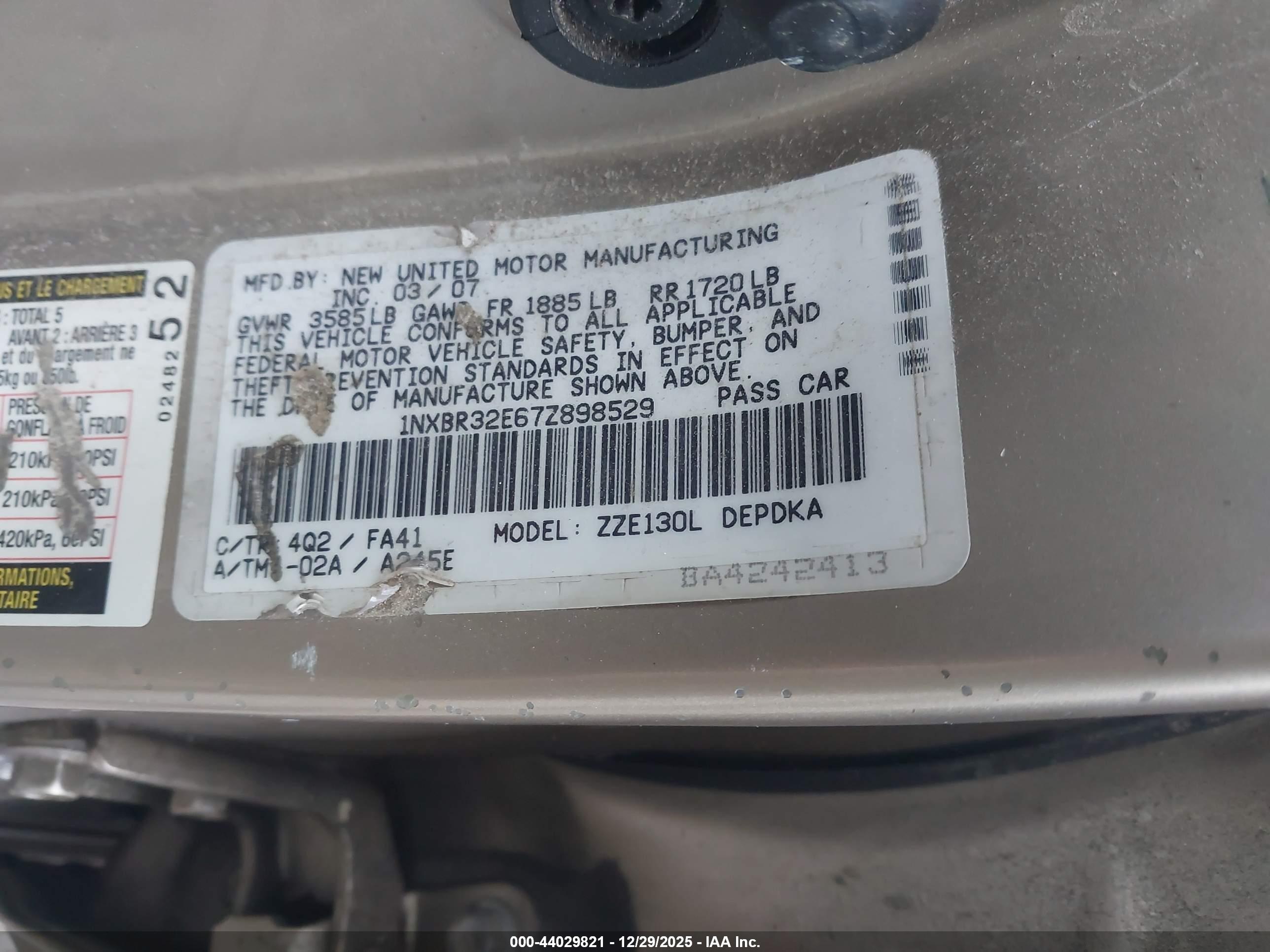TOYOTA COROLLA image 9