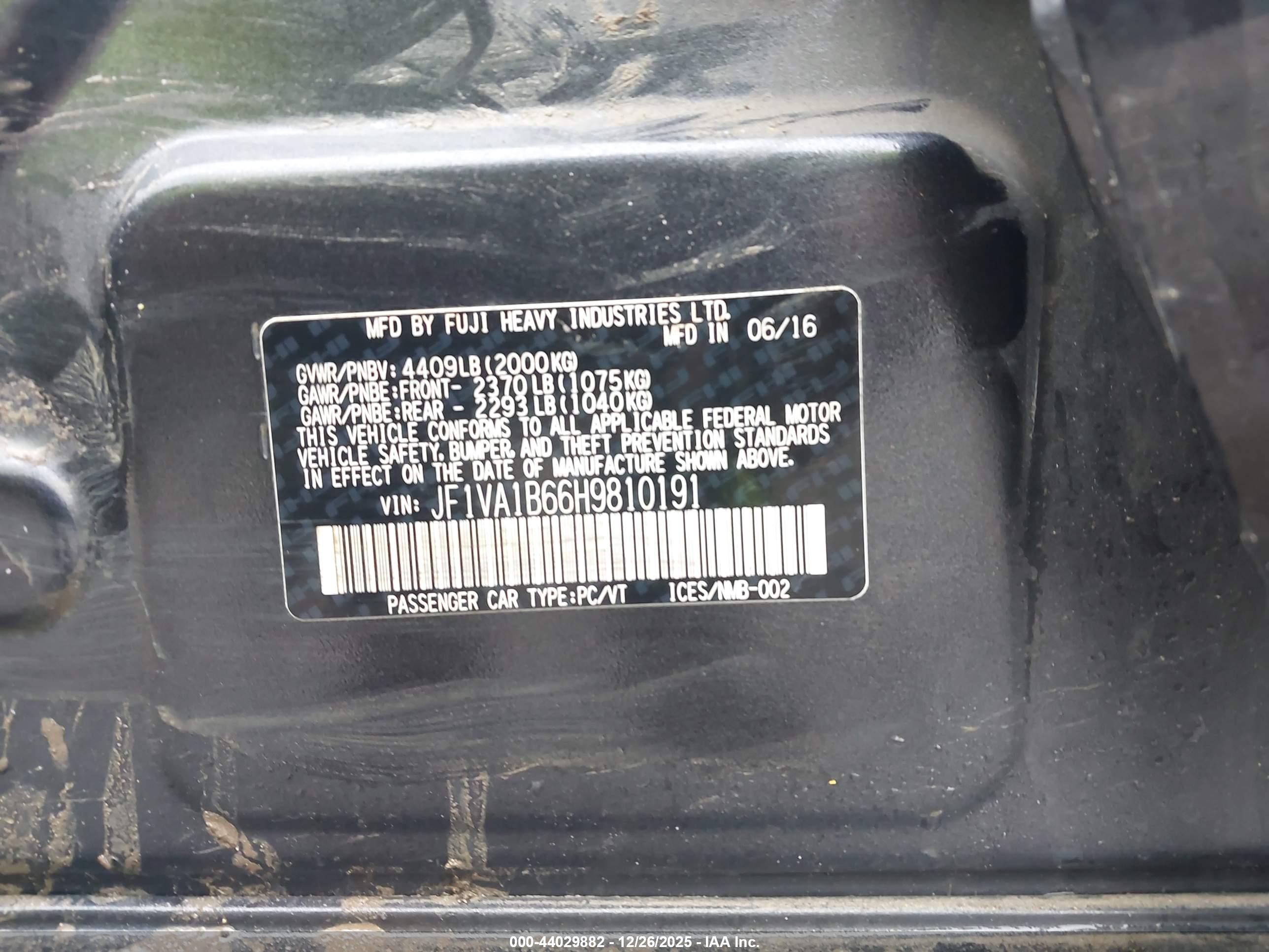 SUBARU WRX image 9