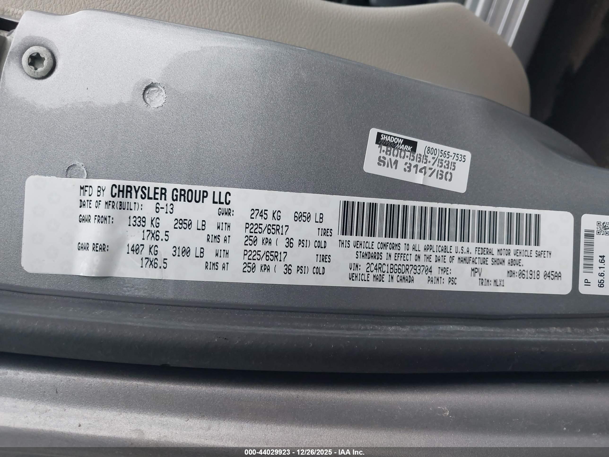 CHRYSLER TOWN image 9