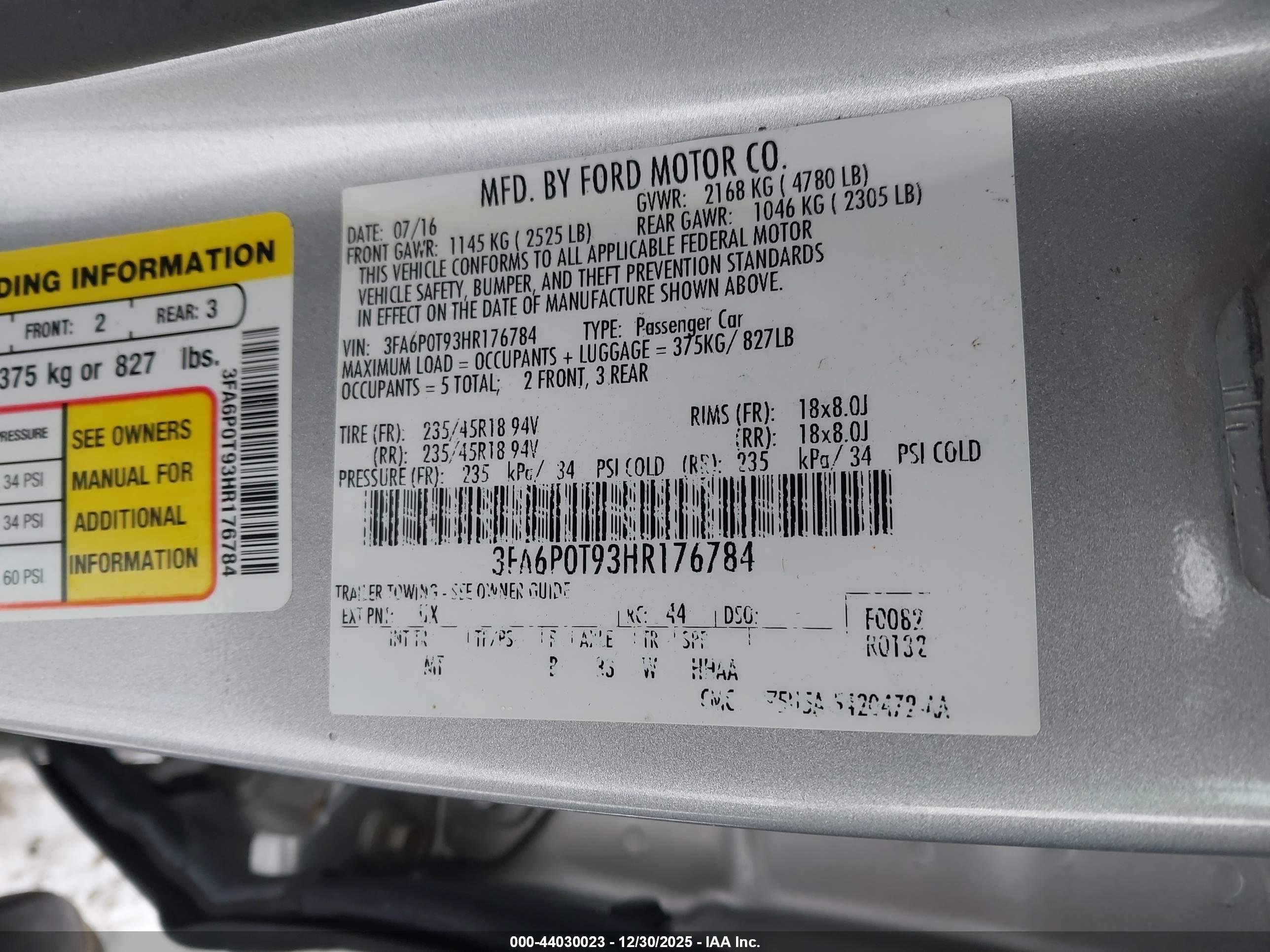 FORD FUSION image 9