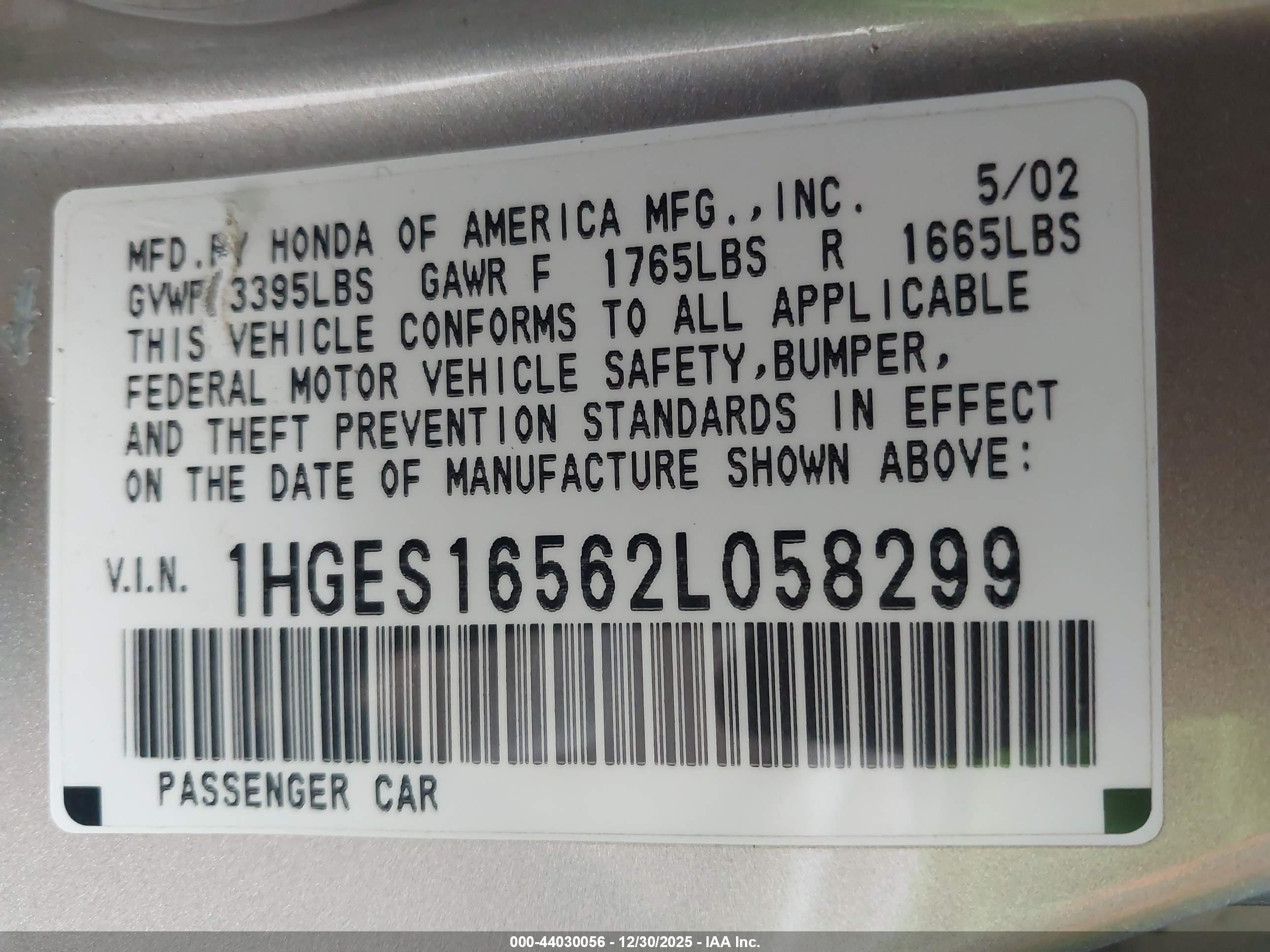 HONDA CIVIC image 9