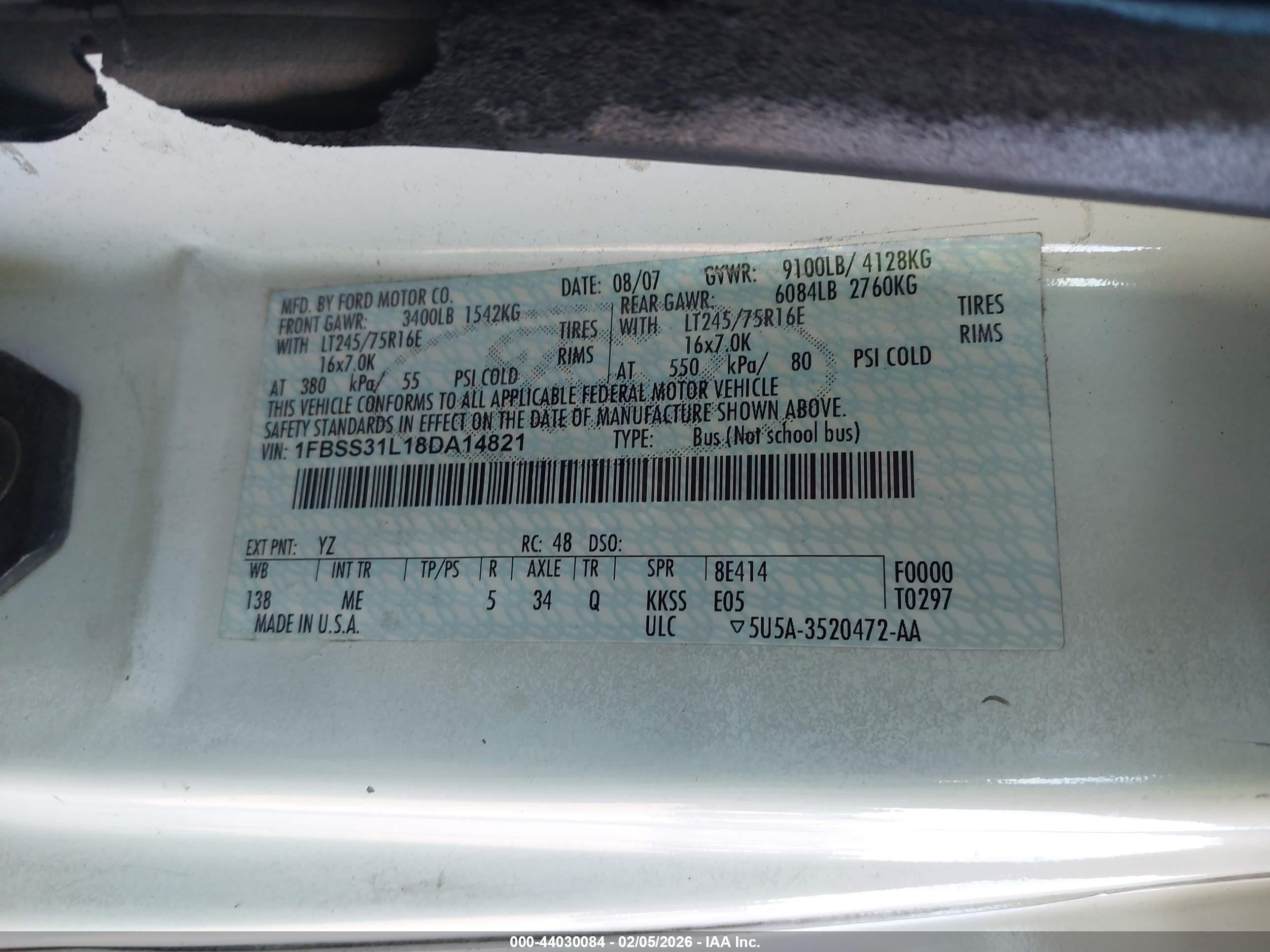 FORD E-350 image 9