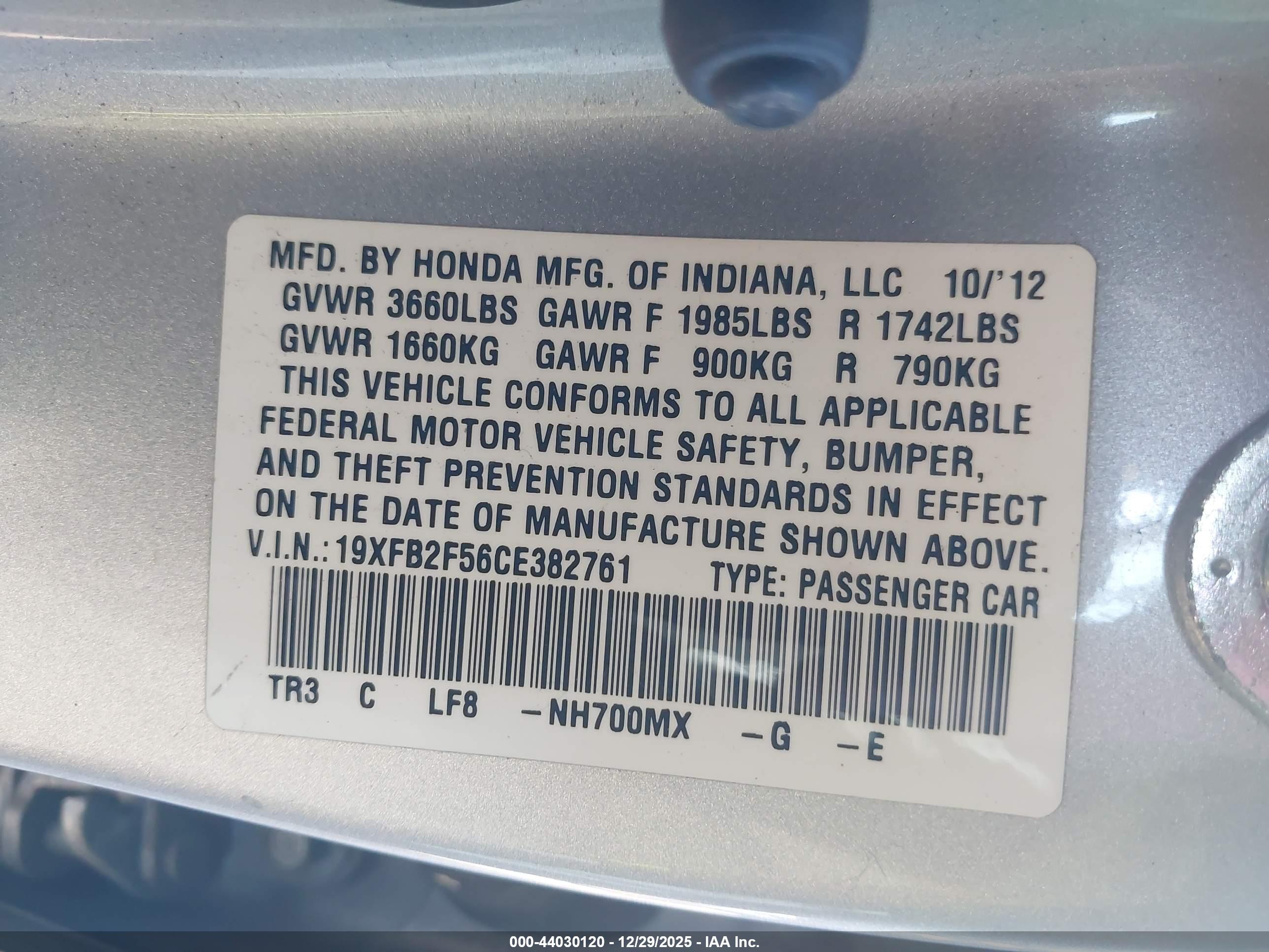 HONDA CIVIC image 9