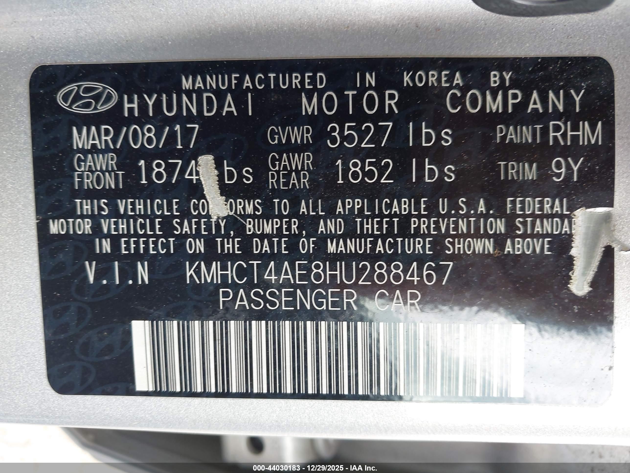 HYUNDAI ACCENT image 9