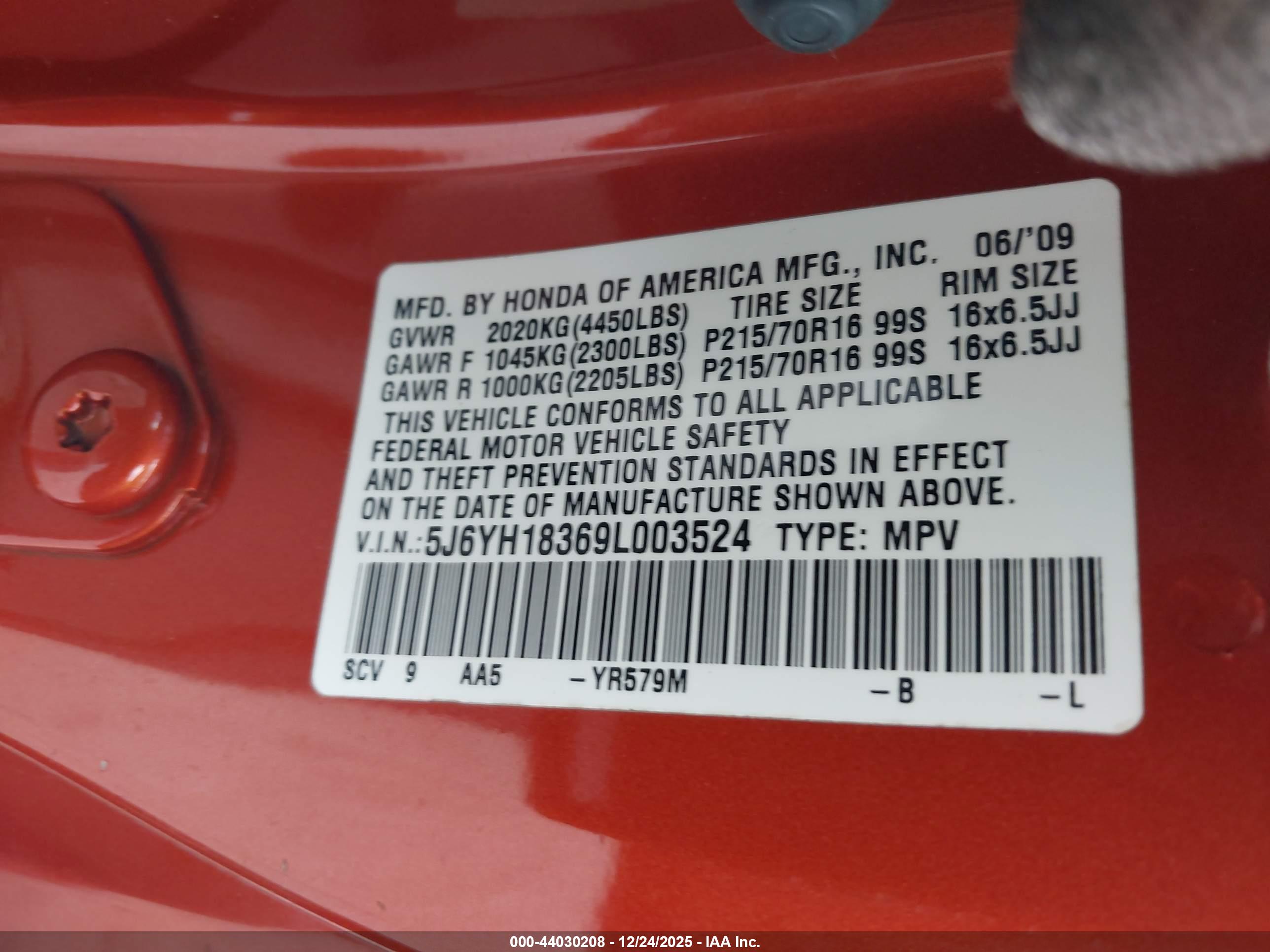 HONDA ELEMENT image 9