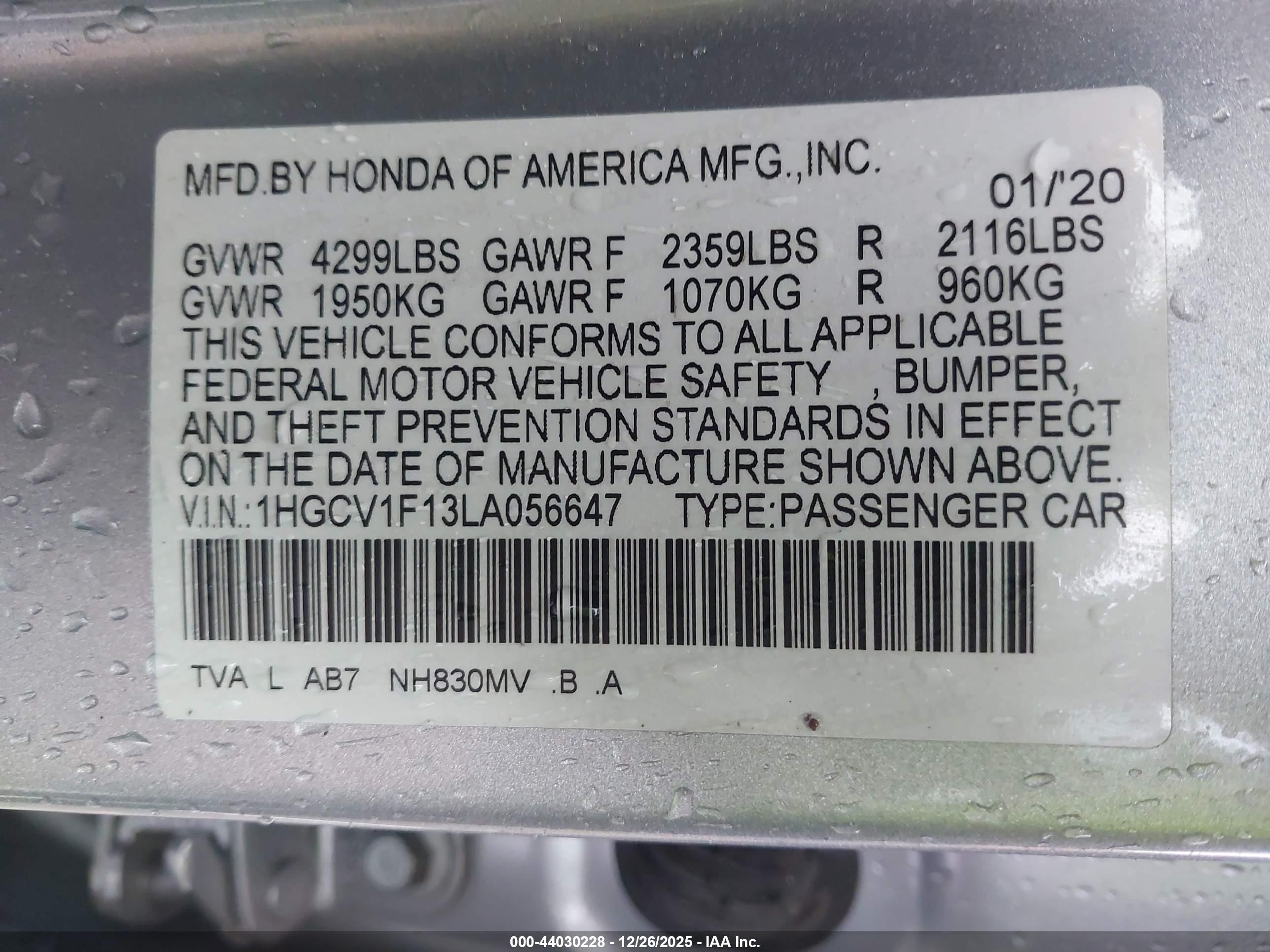 HONDA ACCORD image 9