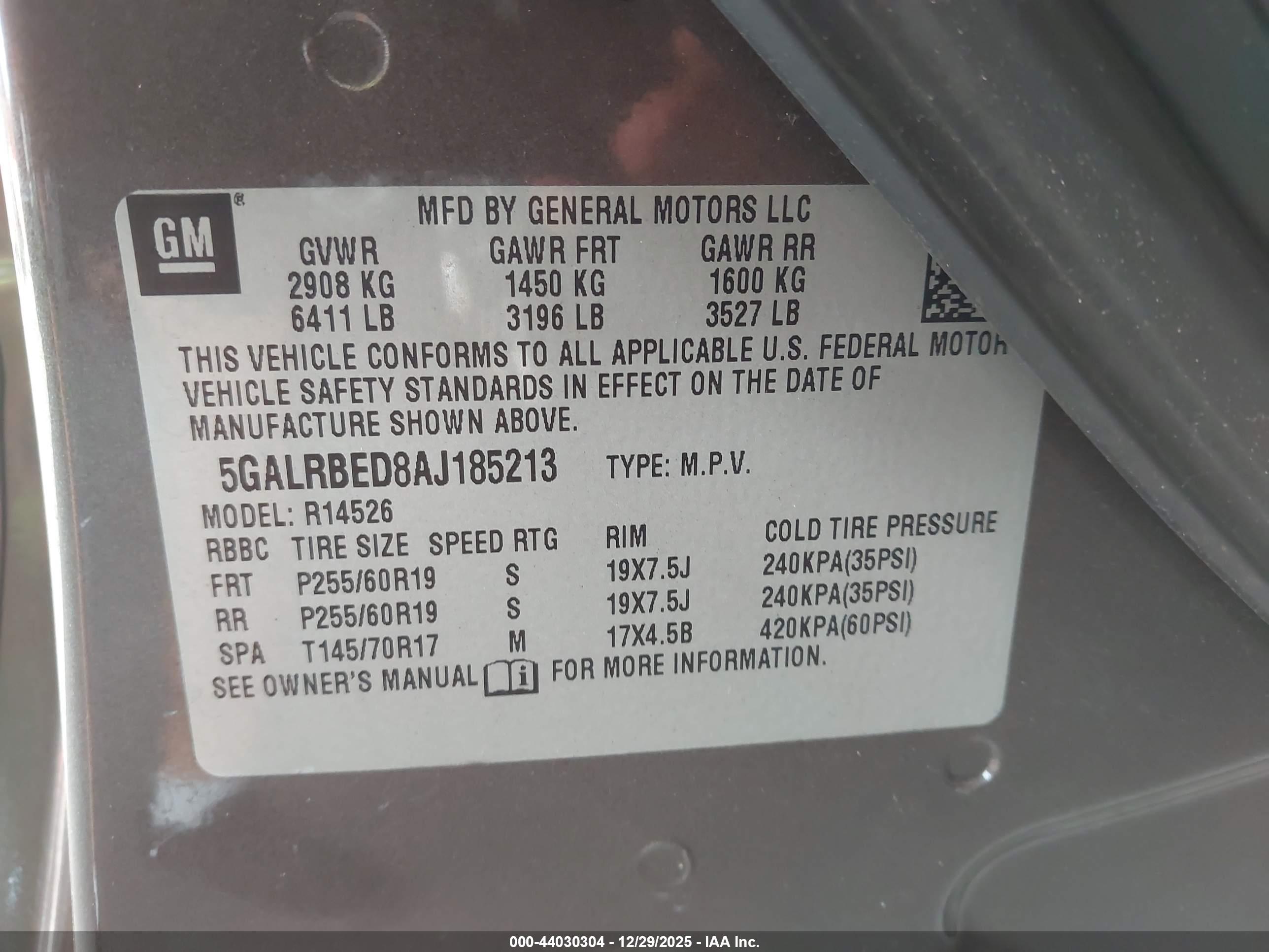 BUICK ENCLAVE image 9