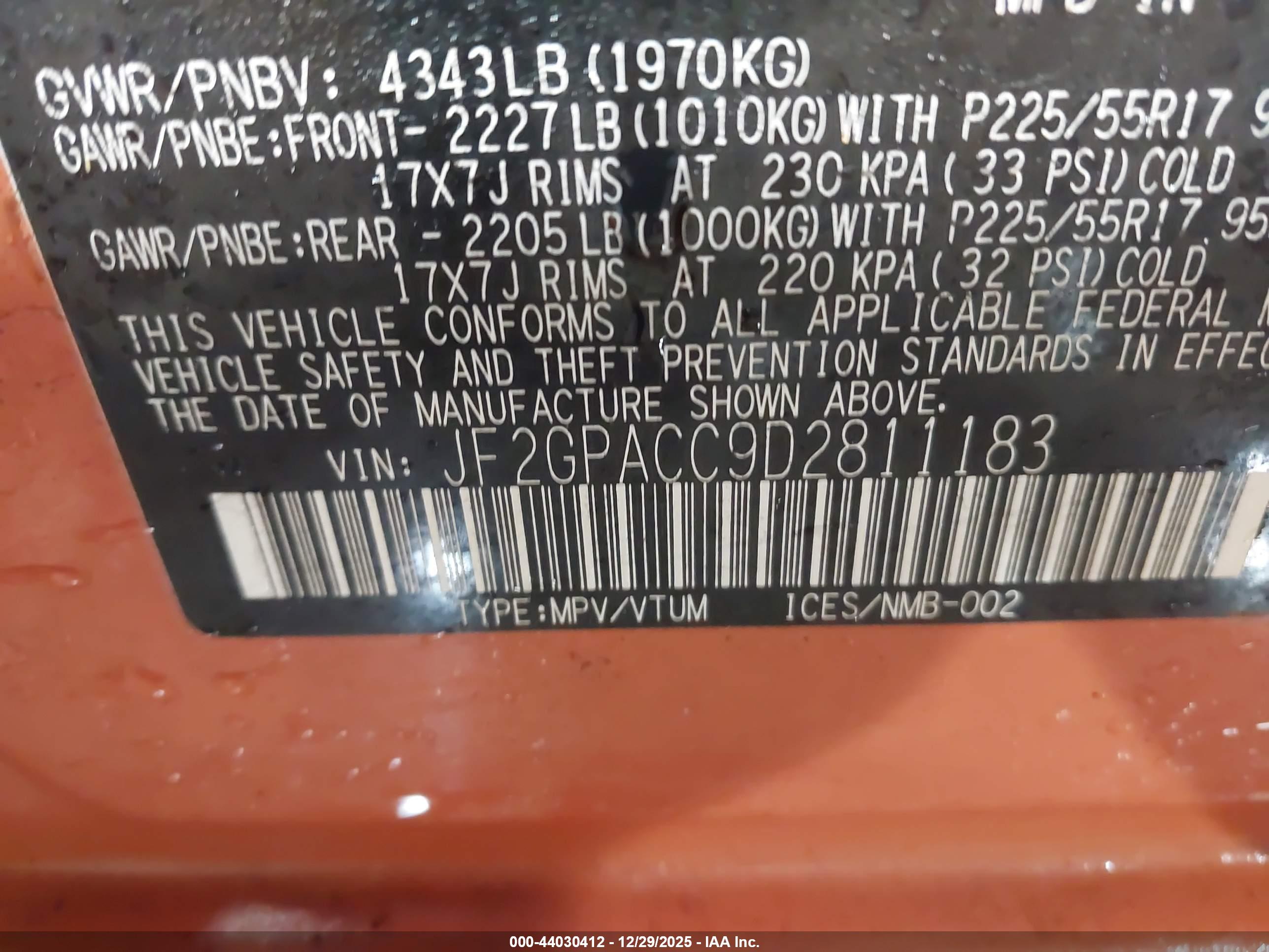 SUBARU XV image 9
