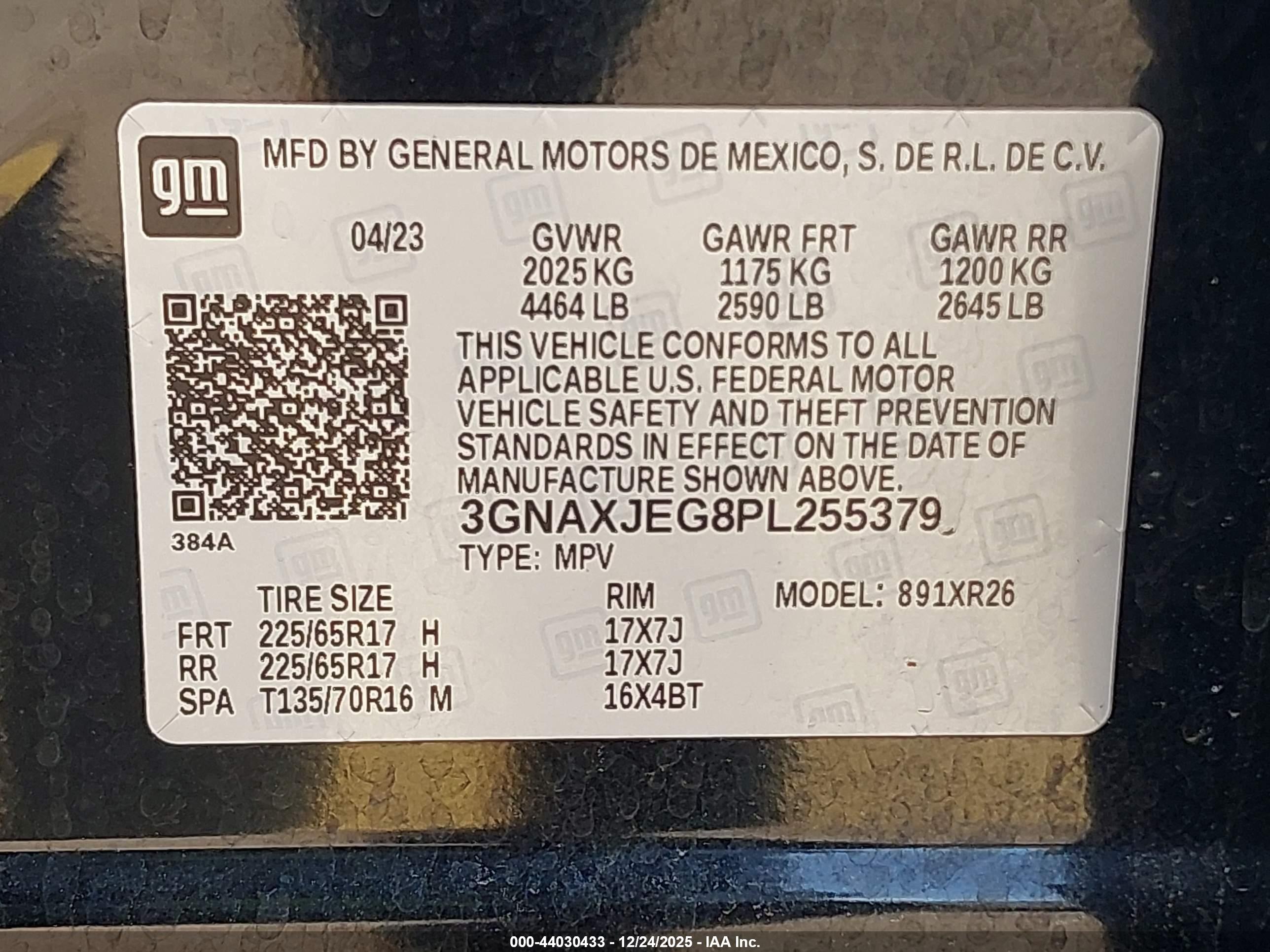 CHEVROLET EQUINOX image 9