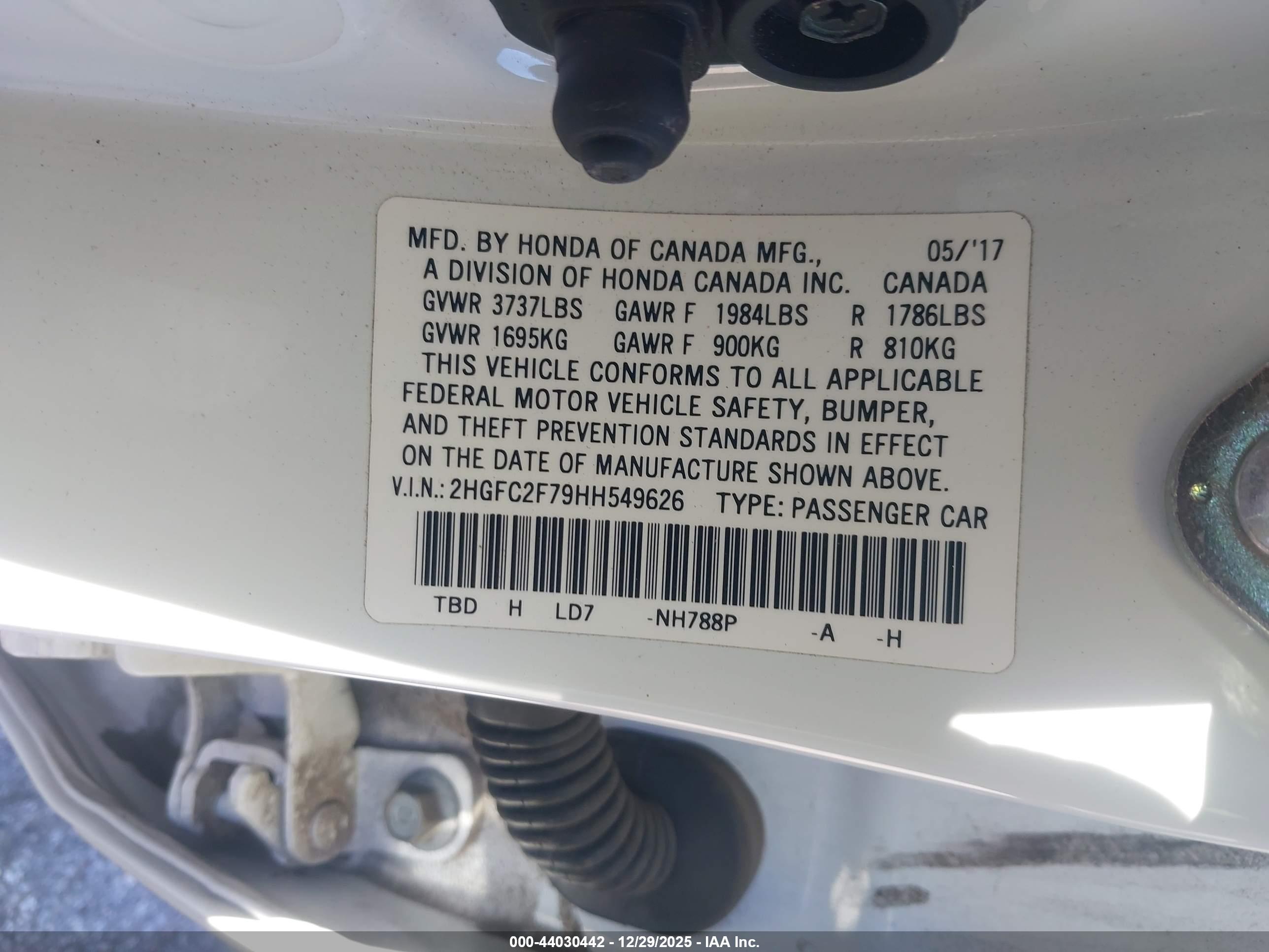 HONDA CIVIC image 9