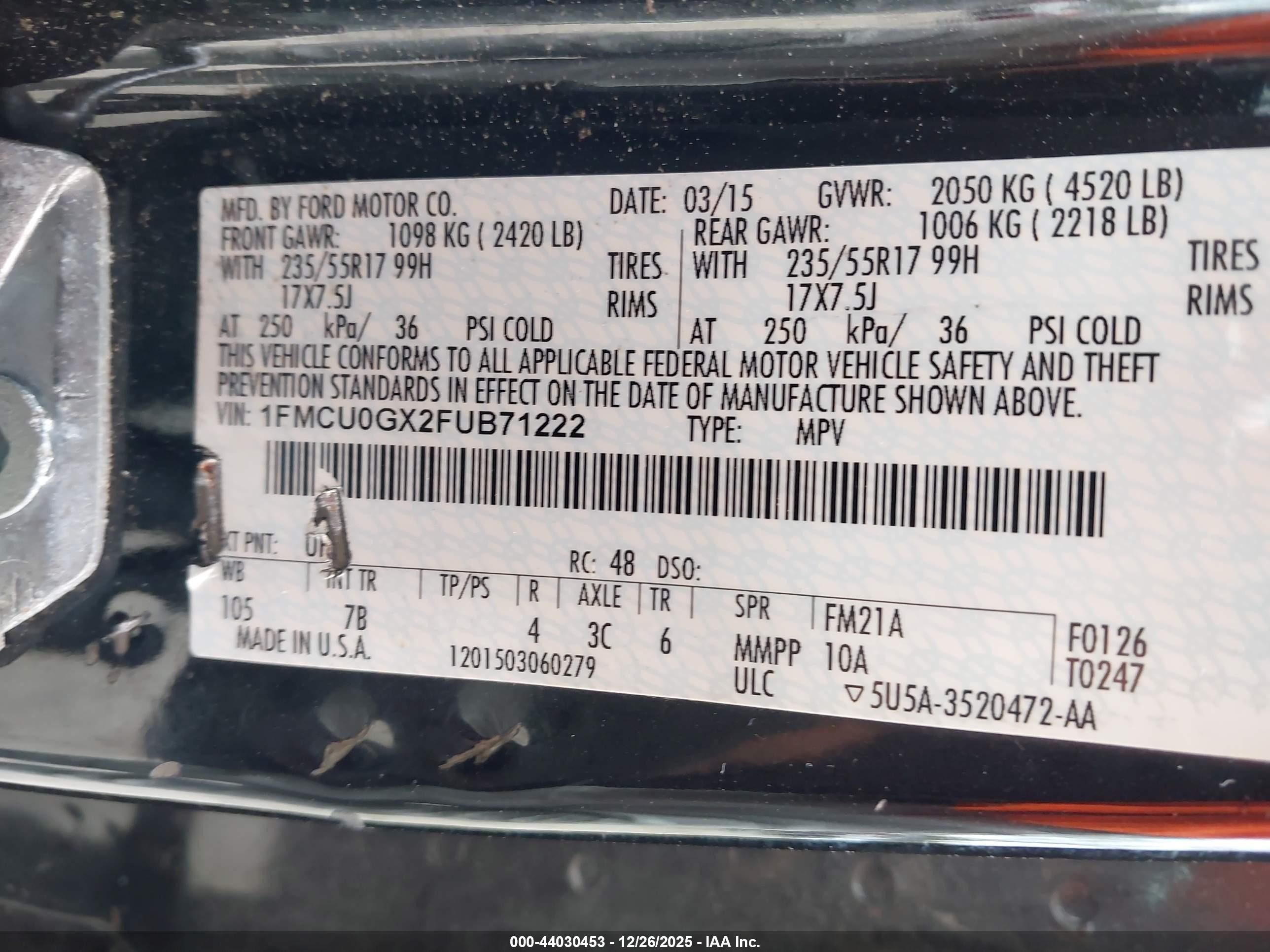 FORD ESCAPE image 9