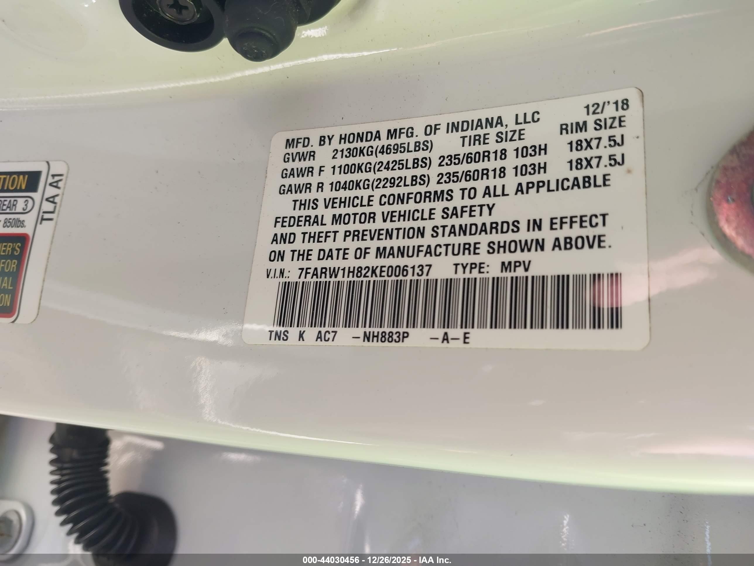 HONDA CR-V image 9
