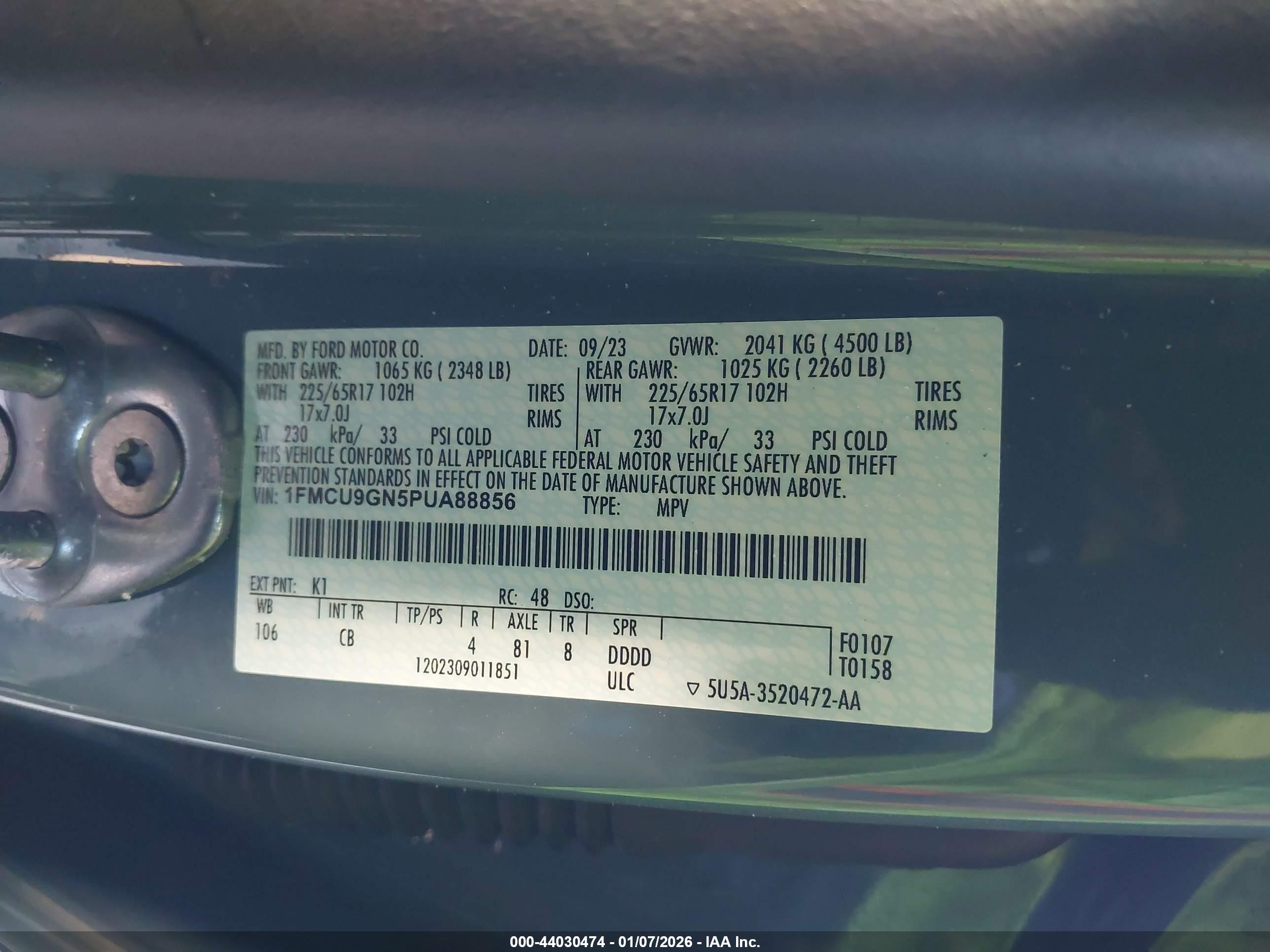 FORD ESCAPE image 9