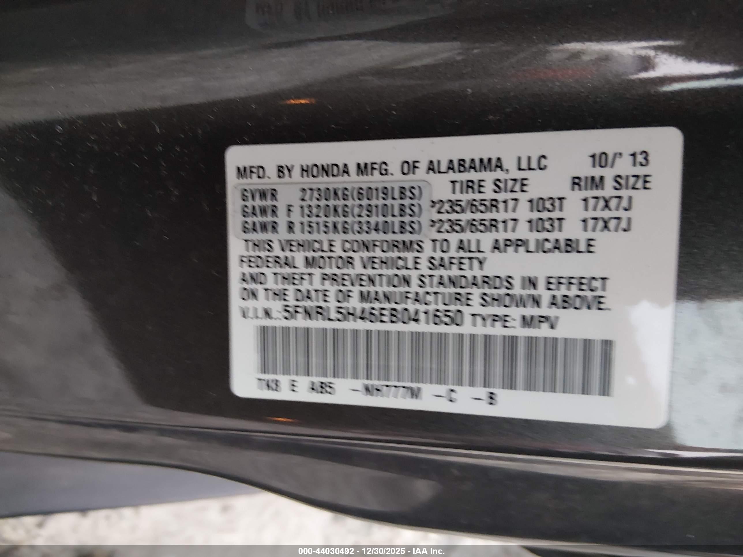 HONDA ODYSSEY image 9