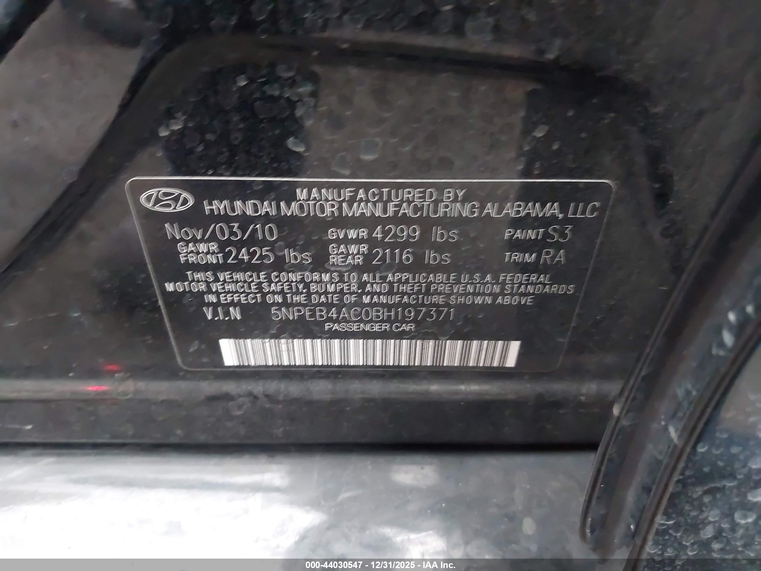 HYUNDAI SONATA image 9