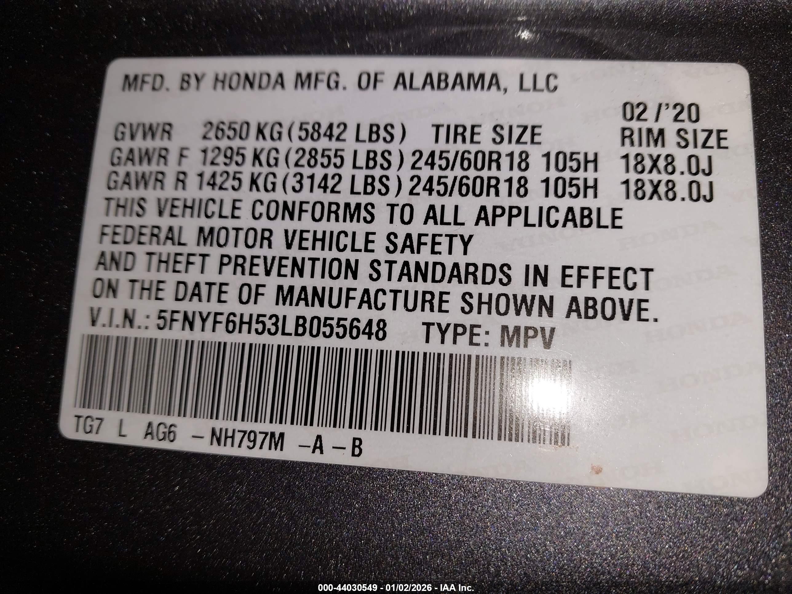 HONDA PILOT image 9